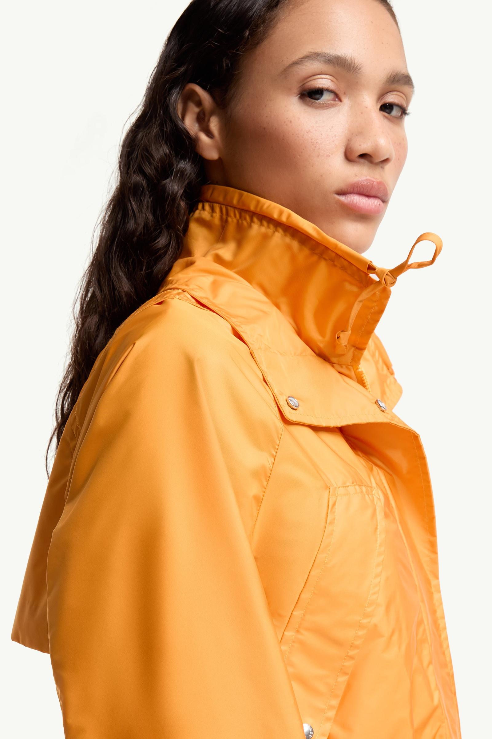 Yellow Reghena Mid-Length Parka - Windbreakers & Raincoats for