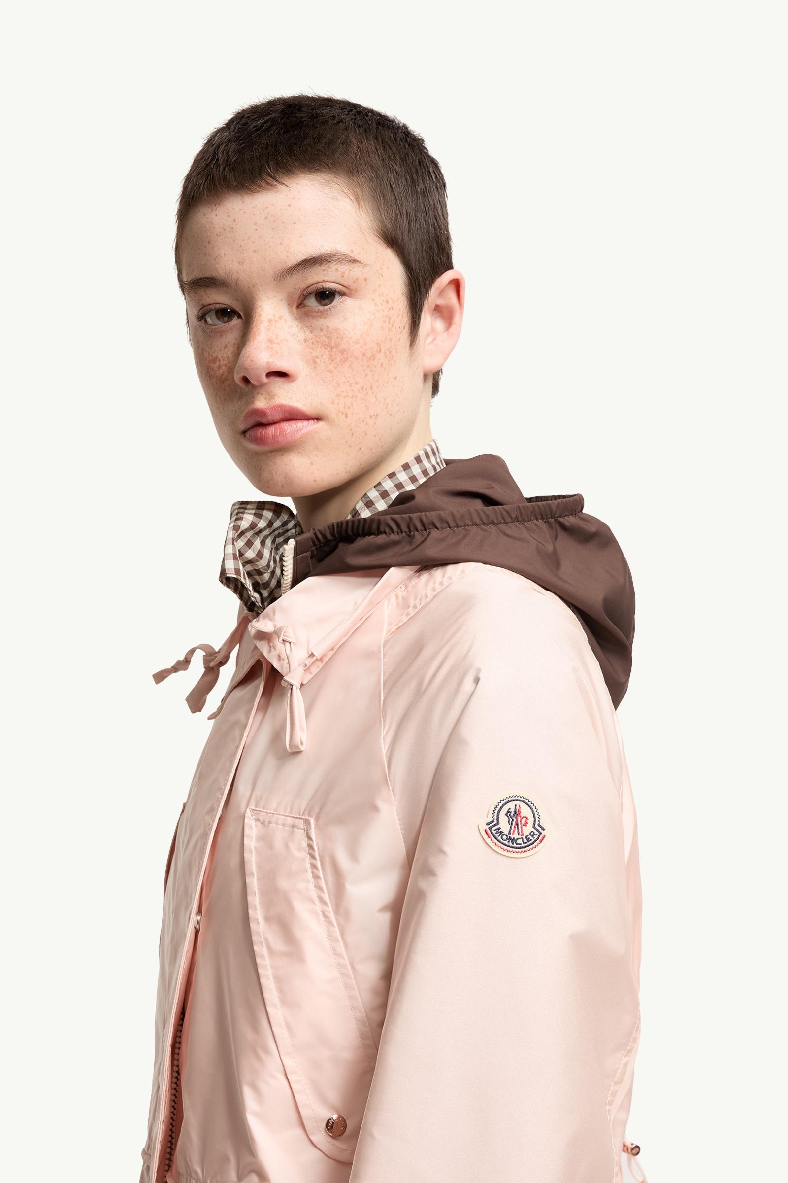 新品未使用♥MONCLER ピンクレインコート Light Pink Reghena Mid-Length Parka - Windbreakers & Raincoats for