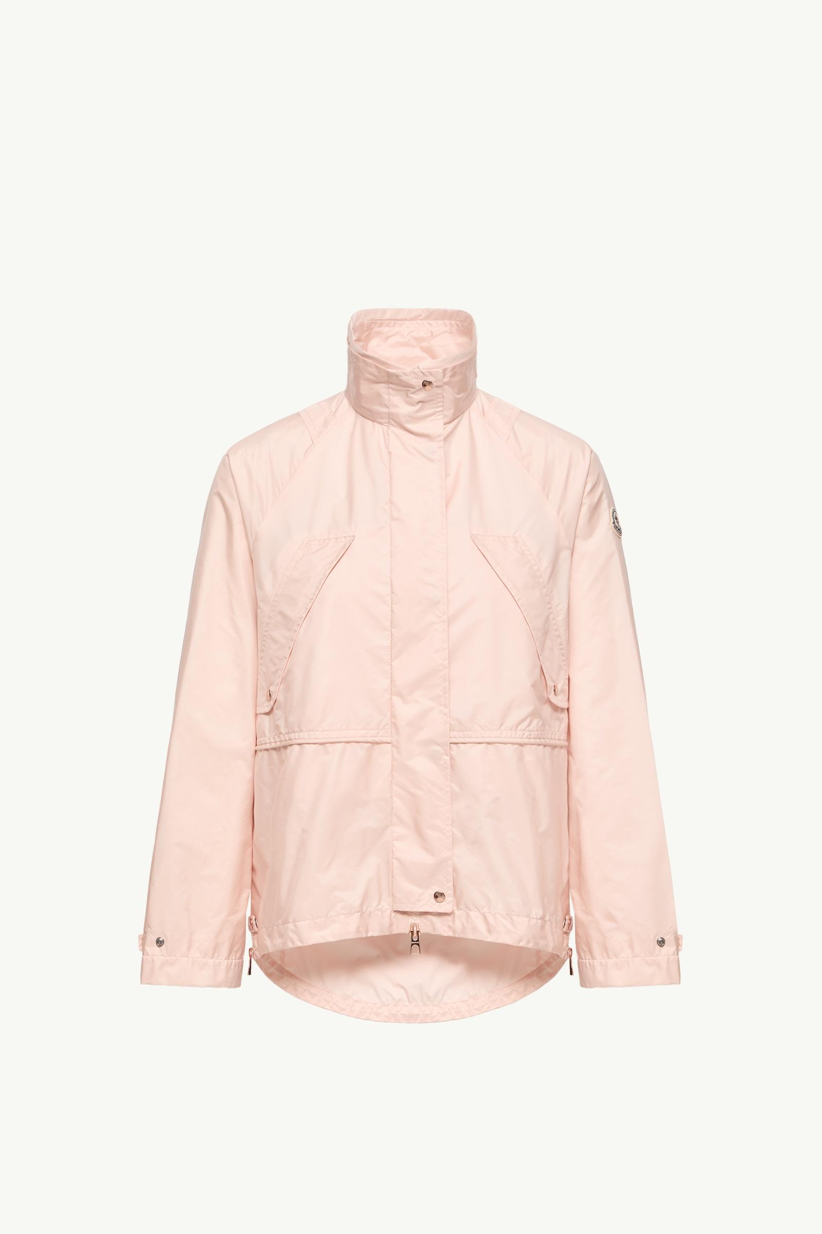 Light Pink Reghena Mid-Length Parka - Windbreakers & Raincoats for