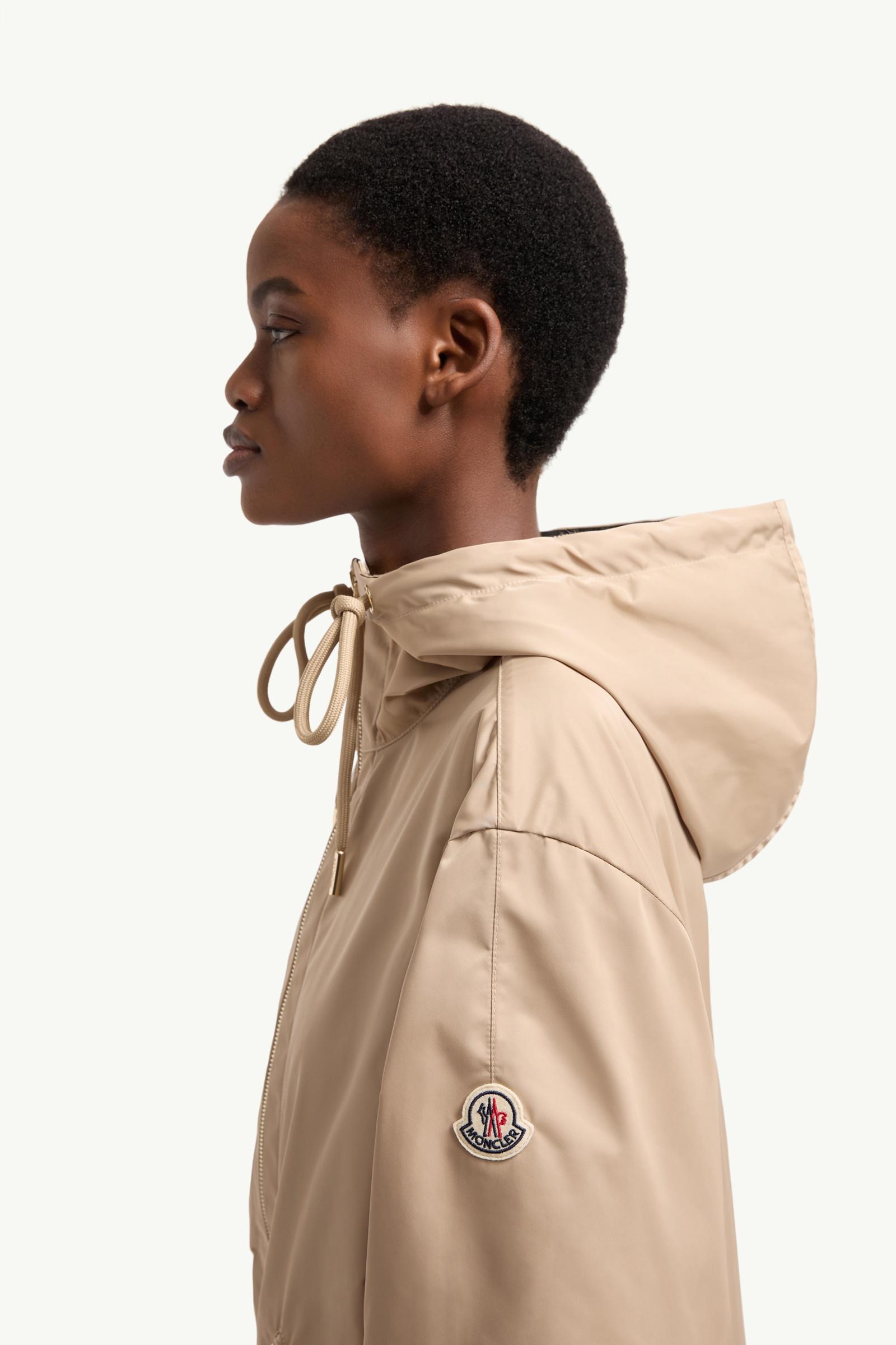 モンクレール　パーカー　ベージュ Beige Cassiopea Hooded Jacket - Windbreakers & Raincoats for Women