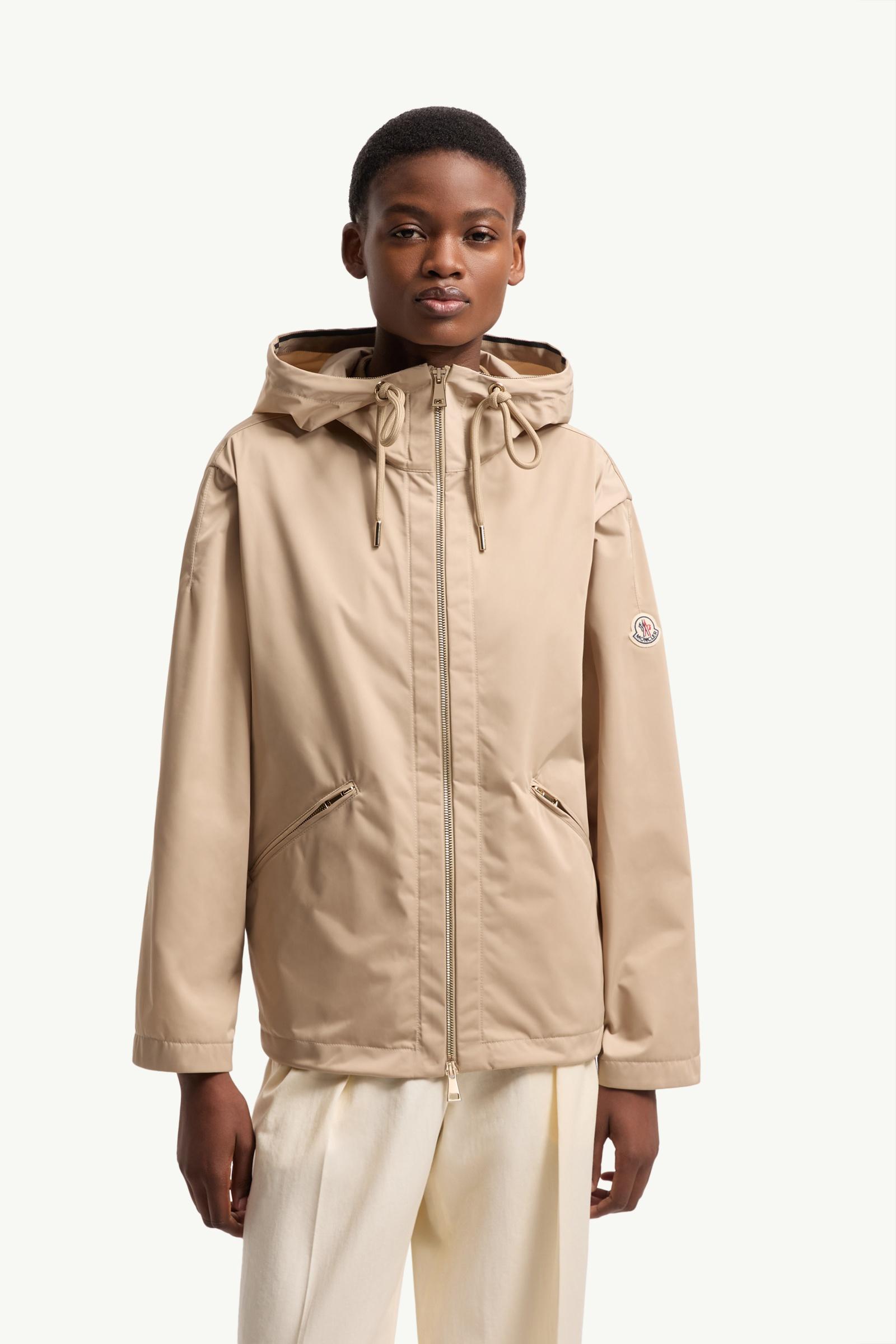 Beige Cassiopea Hooded Jacket - Windbreakers & Raincoats for Women