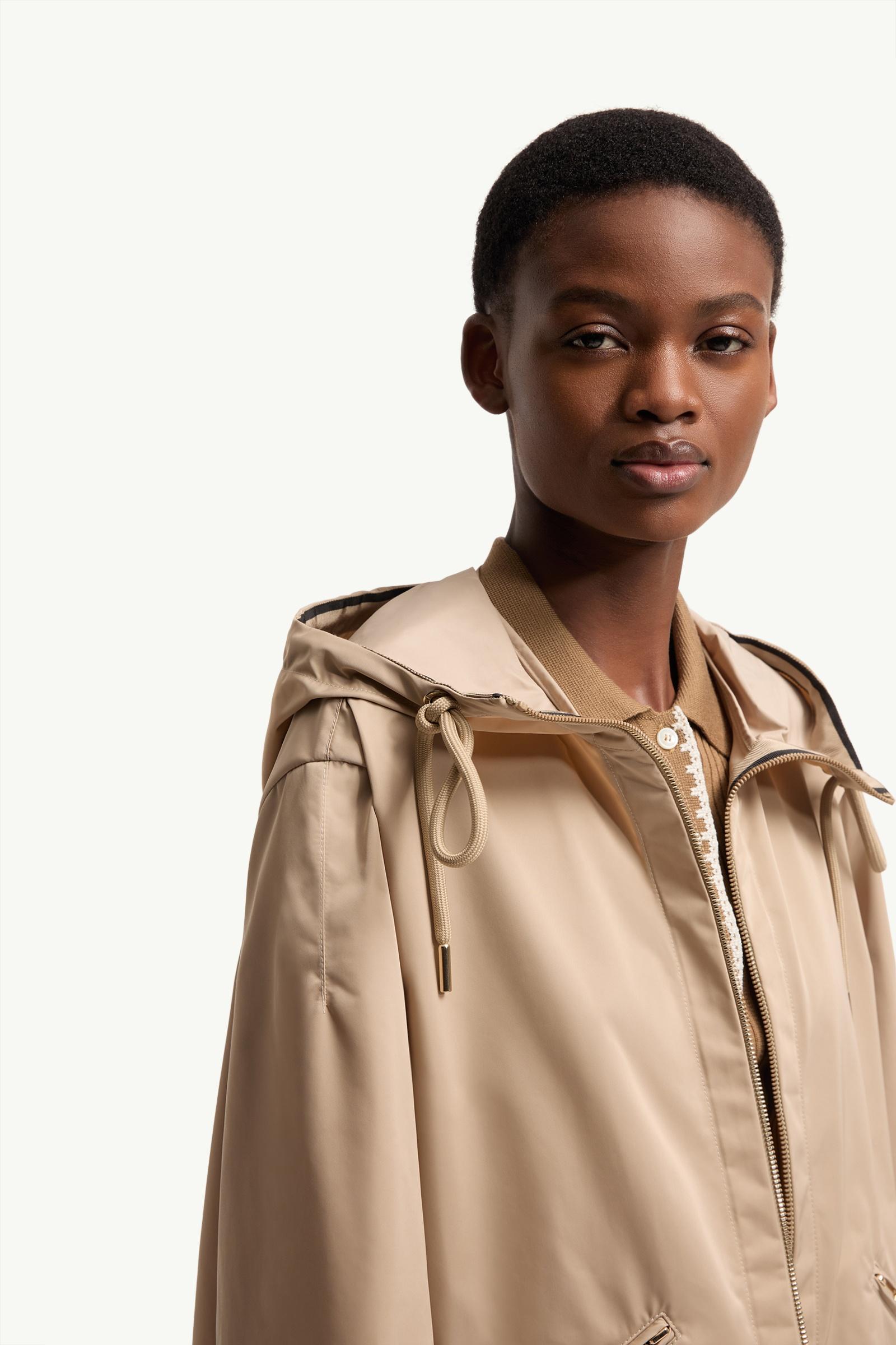 Beige Cassiopea Hooded Jacket - Windbreakers & Raincoats for Women