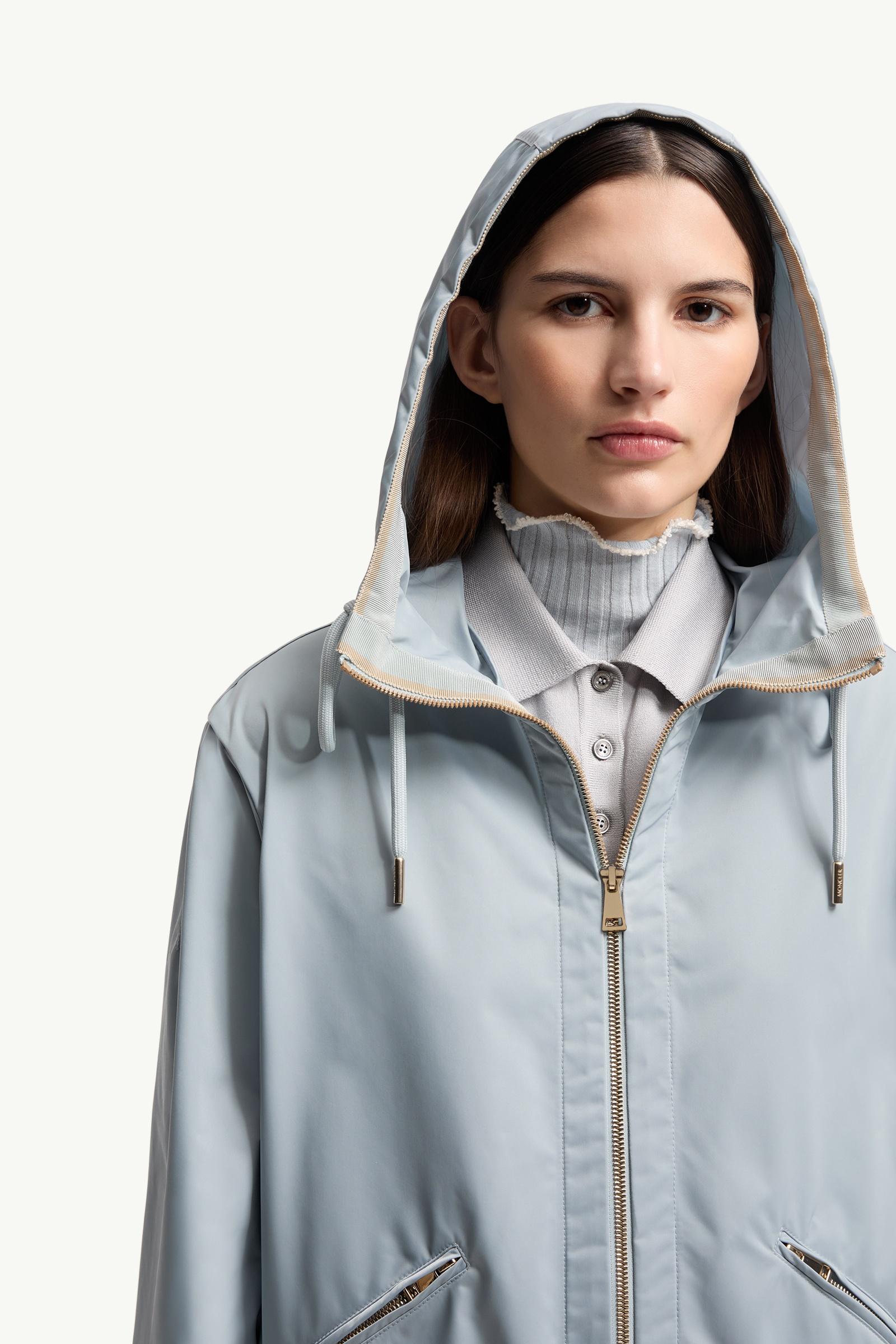 Ice Blue Cassiopea Hooded Jacket - Windbreakers & Raincoats for