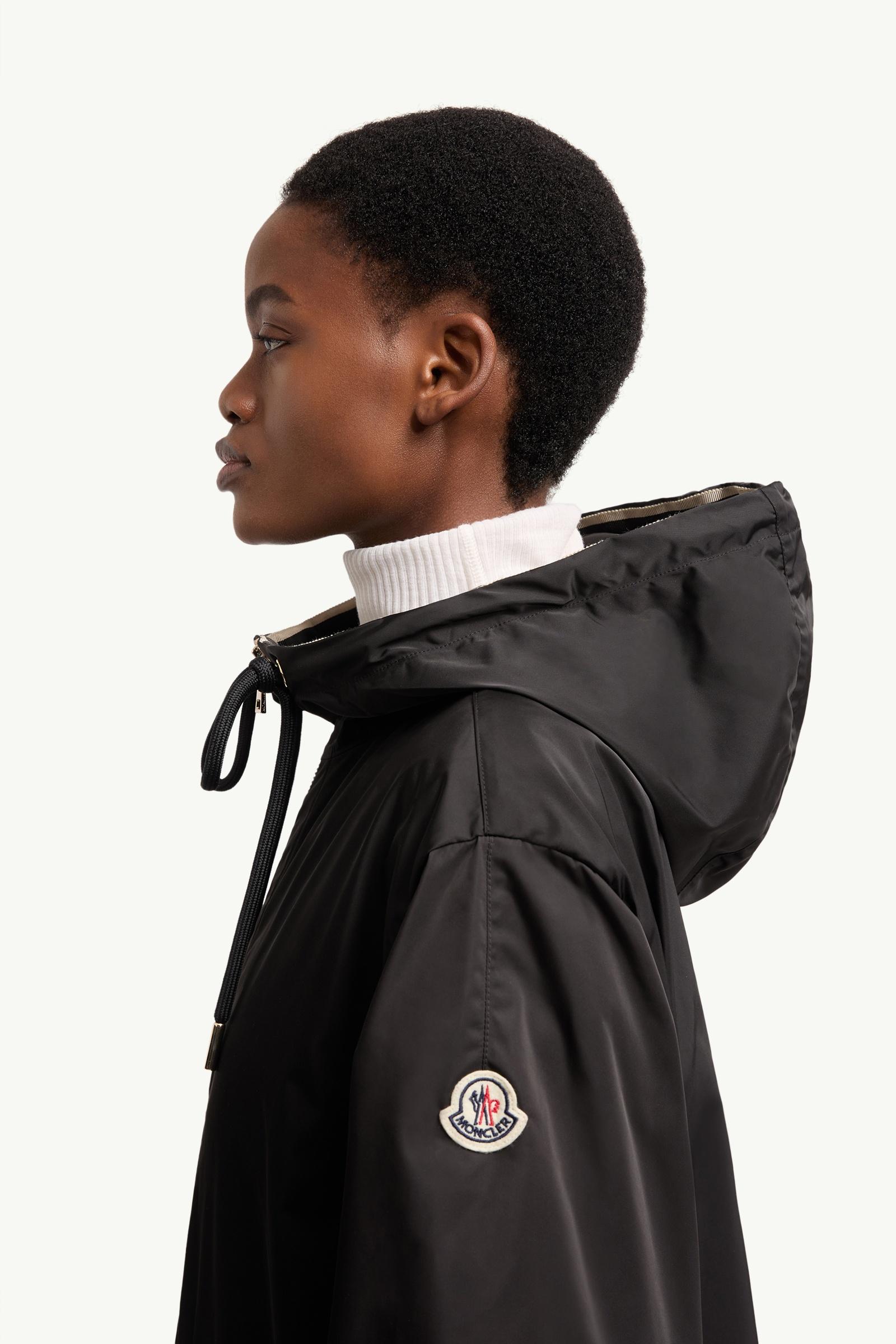 Black Cassiopea Hooded Jacket - Windbreakers & Raincoats for Women