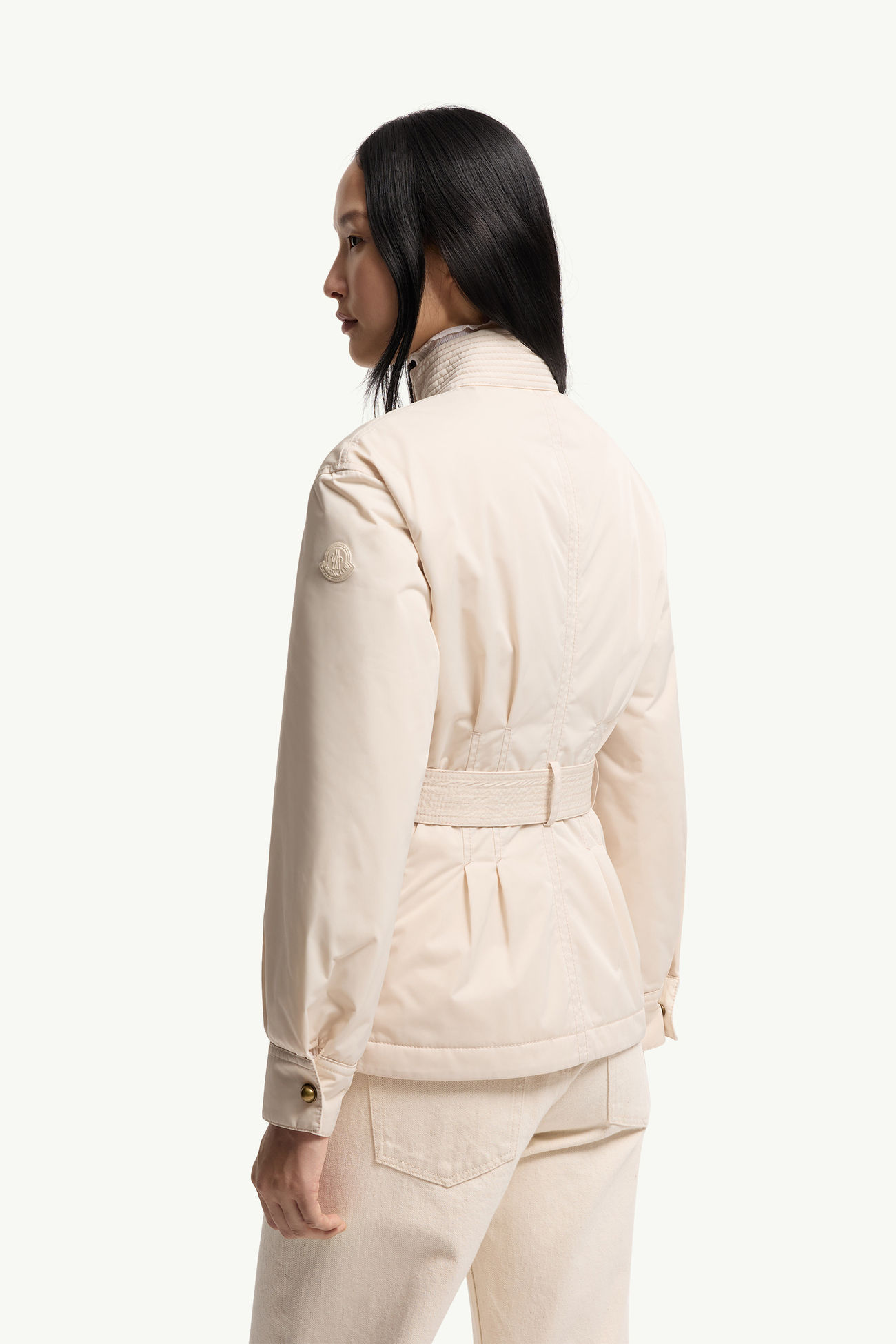 Giacca corta Maitake con cintura Donna Beige Chiaro Moncler 4
