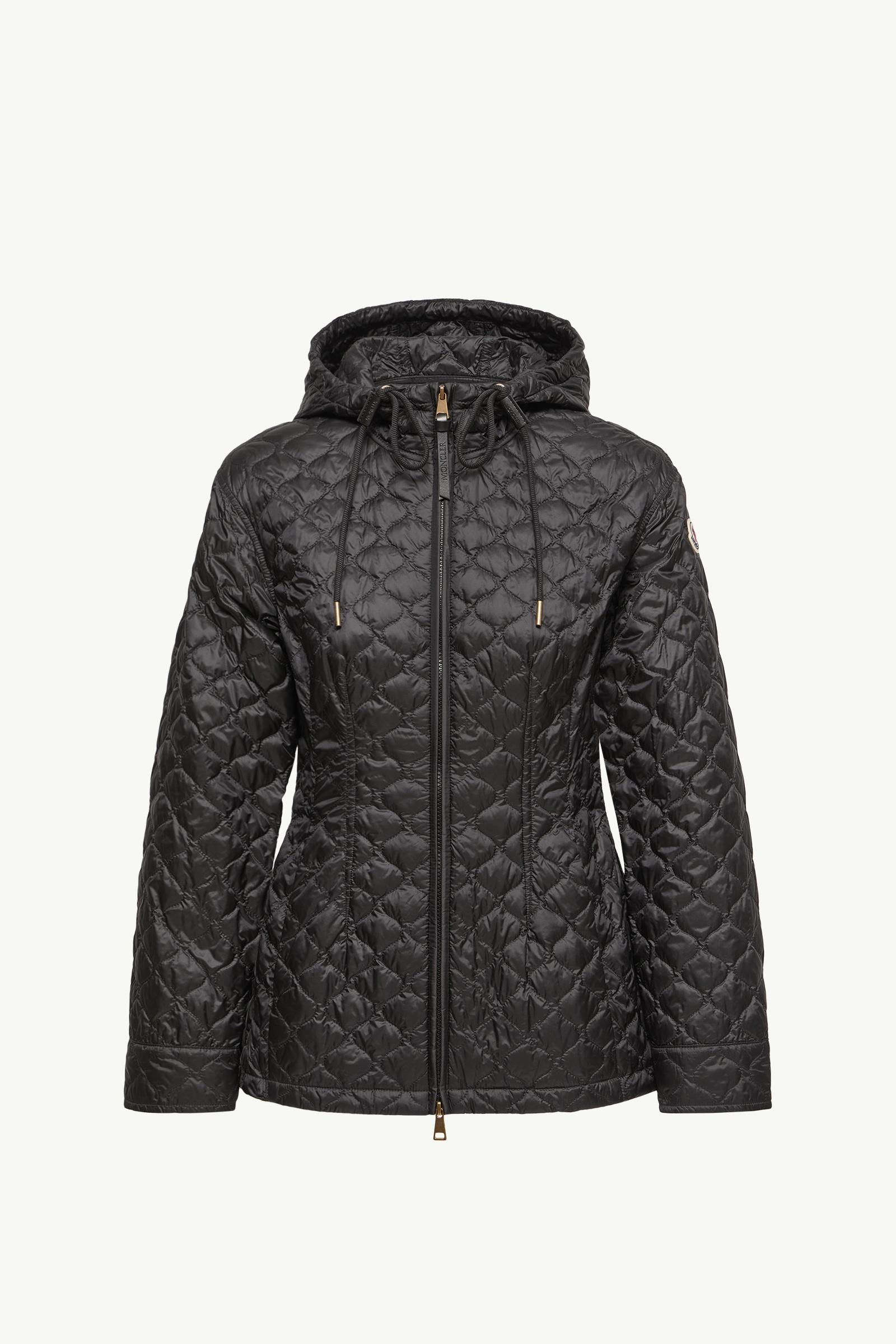 正規品☆美品 MONCLER モンクレール ARUM ダウンジャケット Black Arum Hooded Mid-Length Down Jacket - Lightweight Down