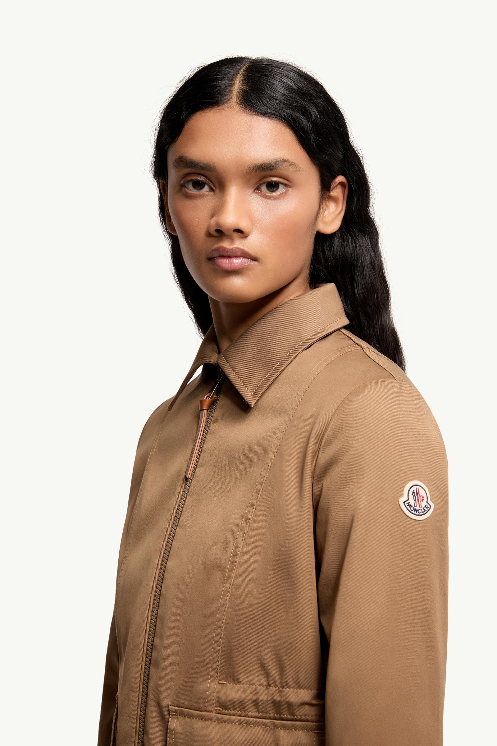 Camel Beige Adenium Hooded Jacket - Lightweight Down Jackets for