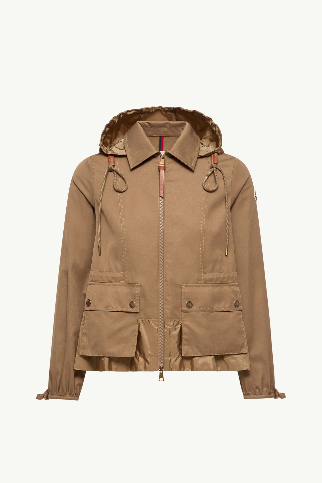 Giacca con cappuccio Adenium Donna Beige Cammello Moncler 2
