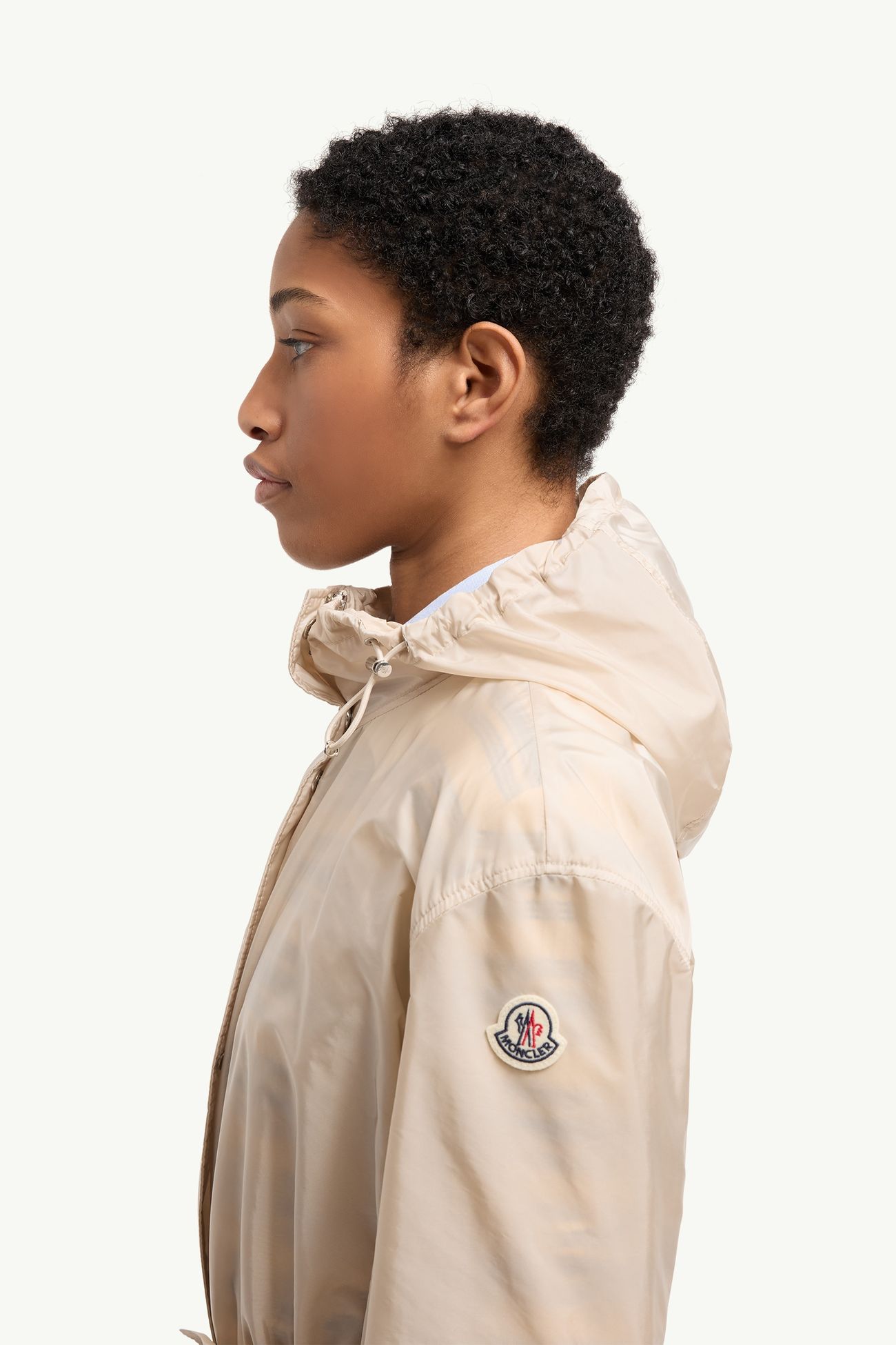 Weteau レインジャケット レディース ライトベージュ Moncler 1
