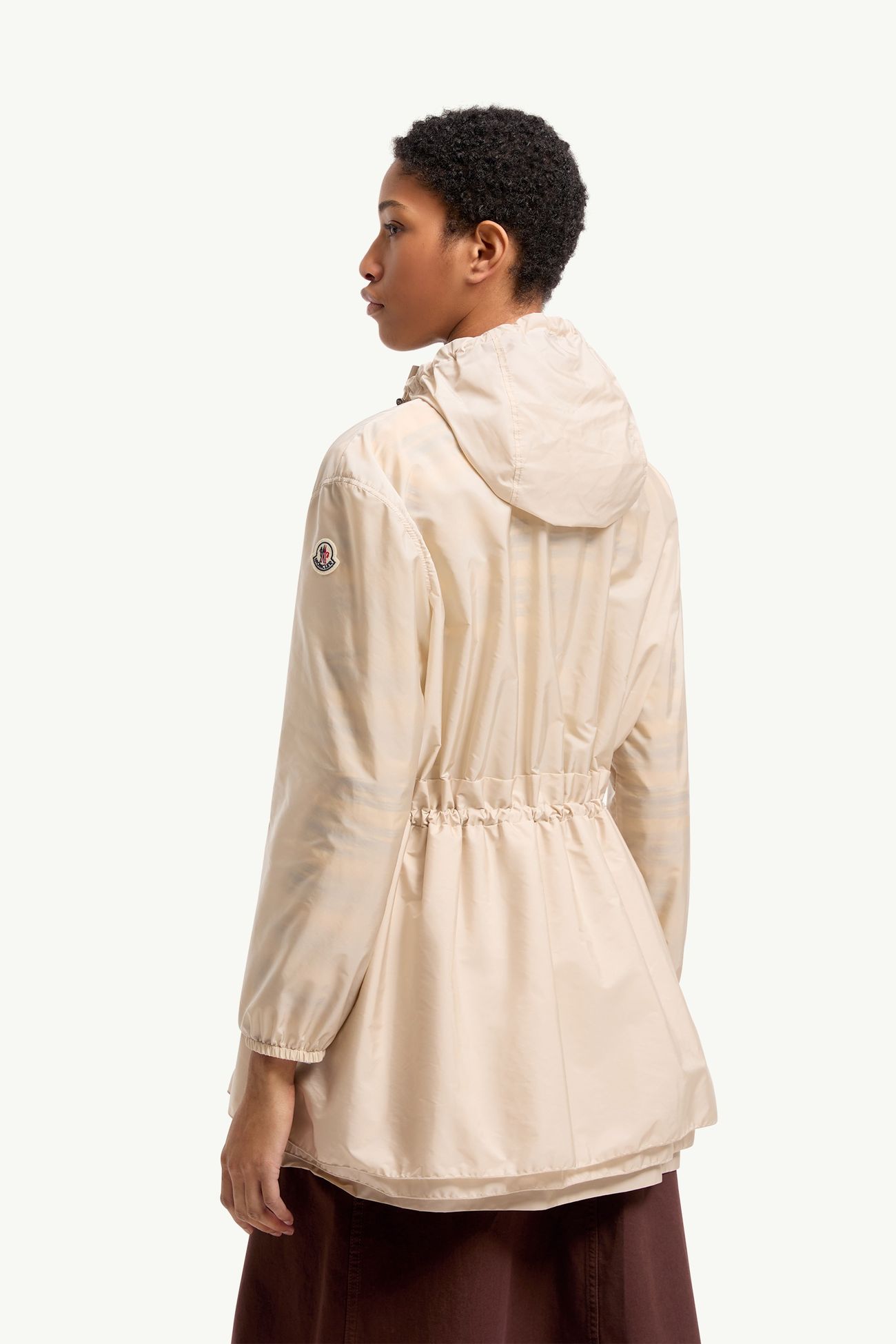 Weteau Hooded Jacket Women Light Beige Moncler 4