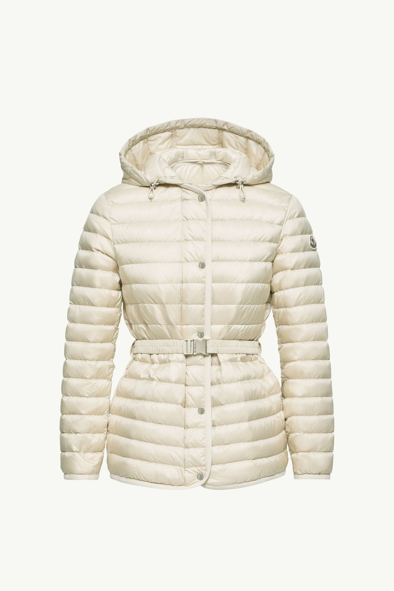 Oredon mittellange Daunenjacke mit Kapuze Damen Weiß Moncler 2