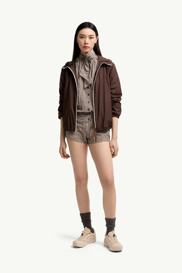 Chaqueta con capucha Fegeos Mujer Marrón Moncler 0