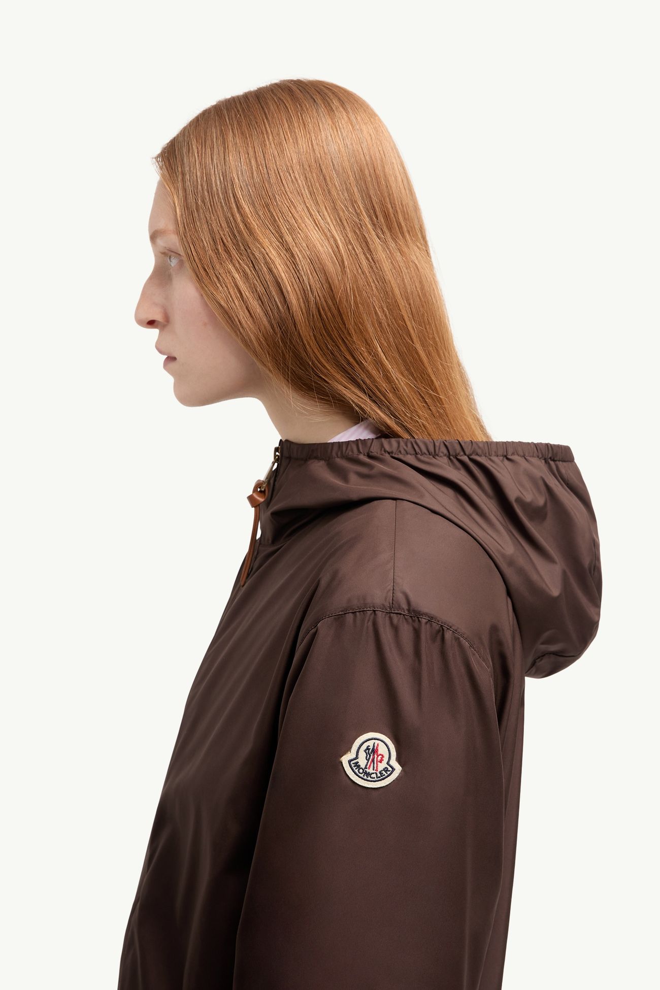 Fegeos女士连帽夹克外套 女士 棕色 Moncler 1