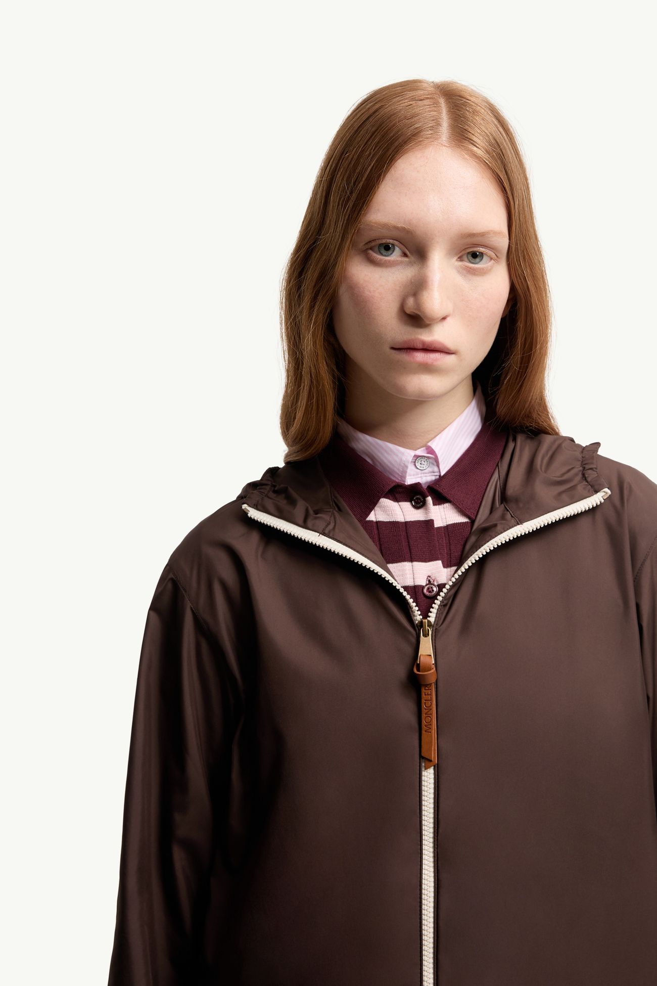 Veste à capuche Fegeos Femmes Marron Moncler 5