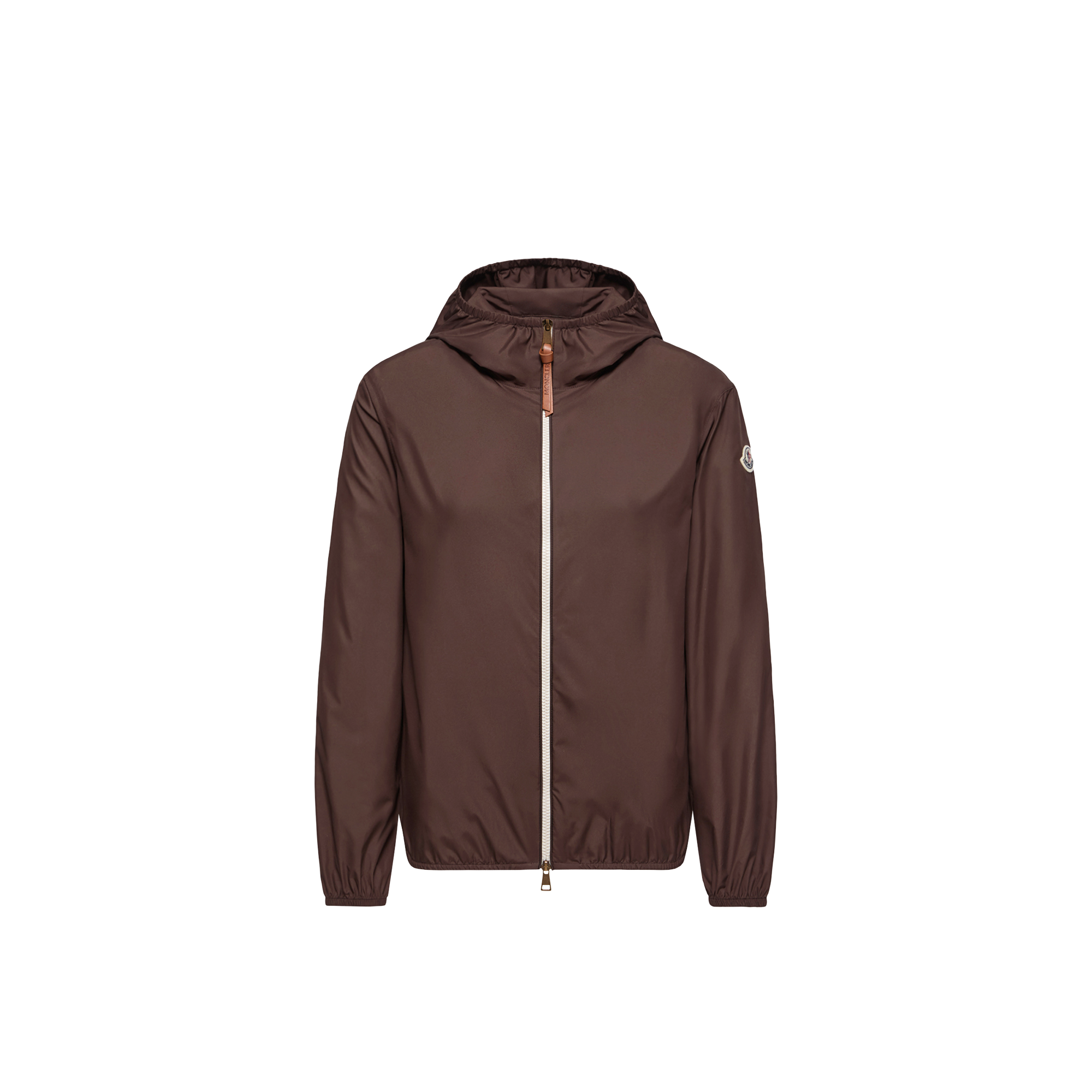 Moncler   Fegeos Hooded Jacket for Women in Brown, Size: 20