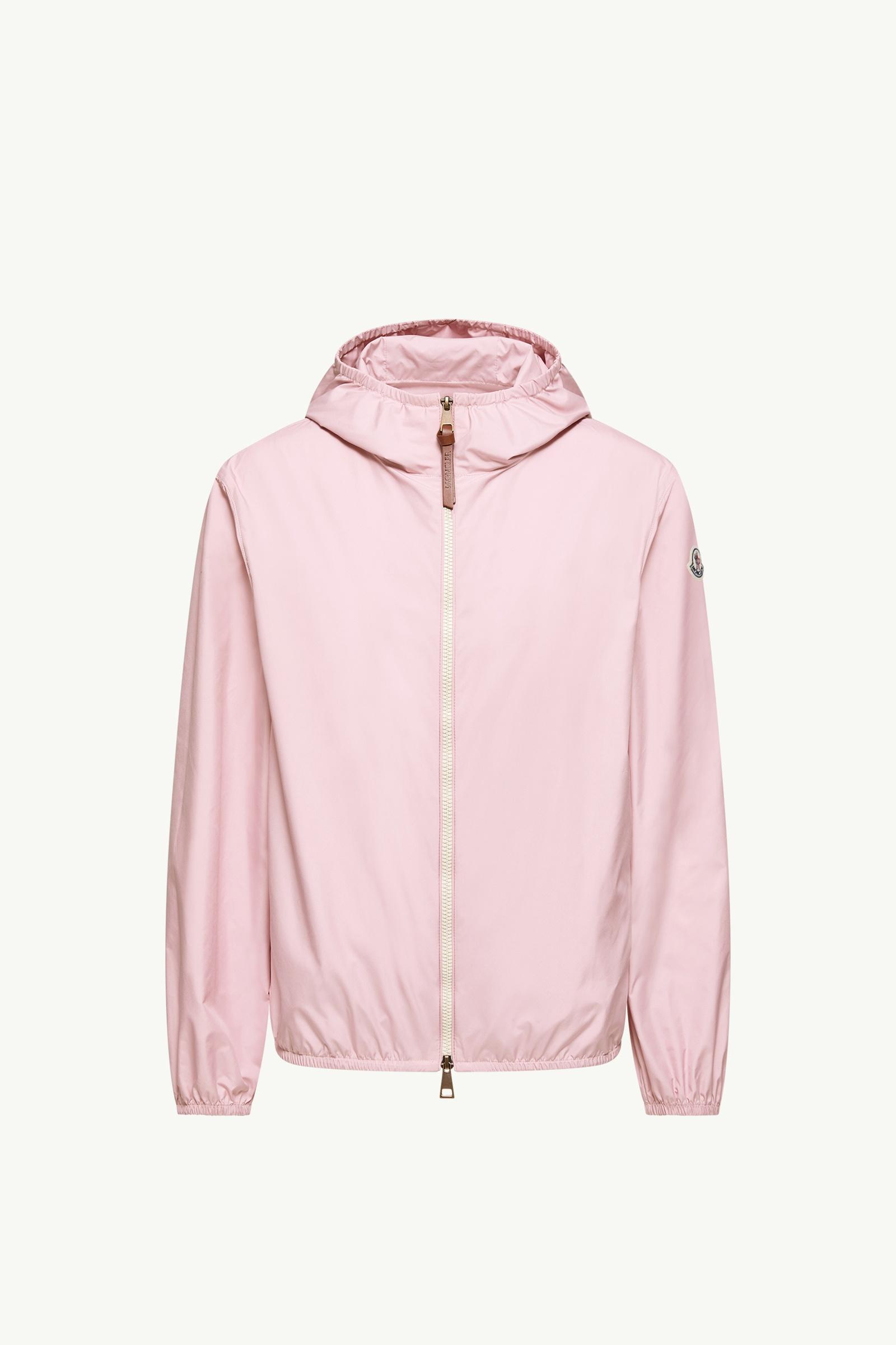 モンクレール薄ピンク フード付きジャケット モンクレール MONCLER 