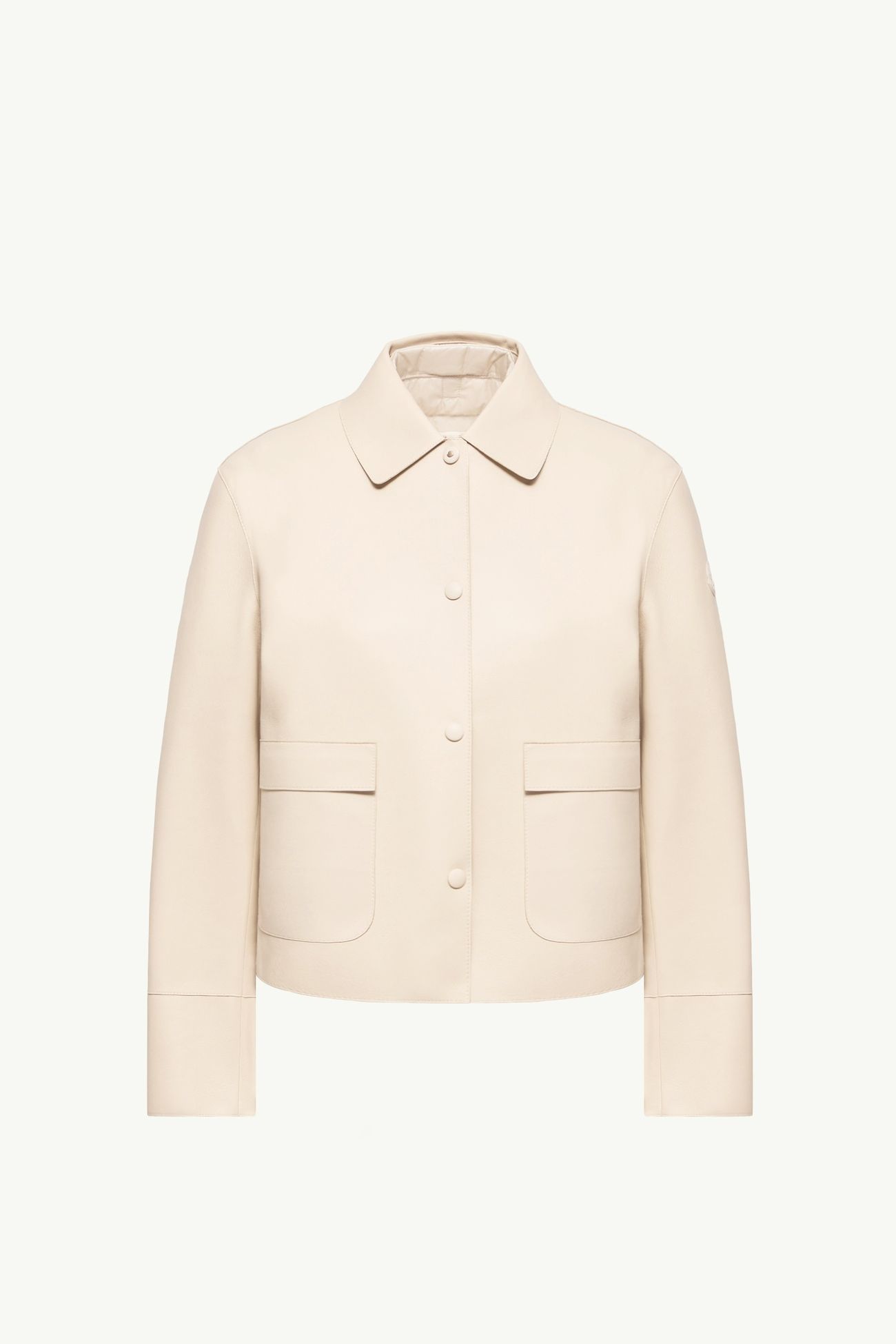 Giacca camicia Haricot 3-in-1 in pelle Donna Bianco Avorio Moncler 2