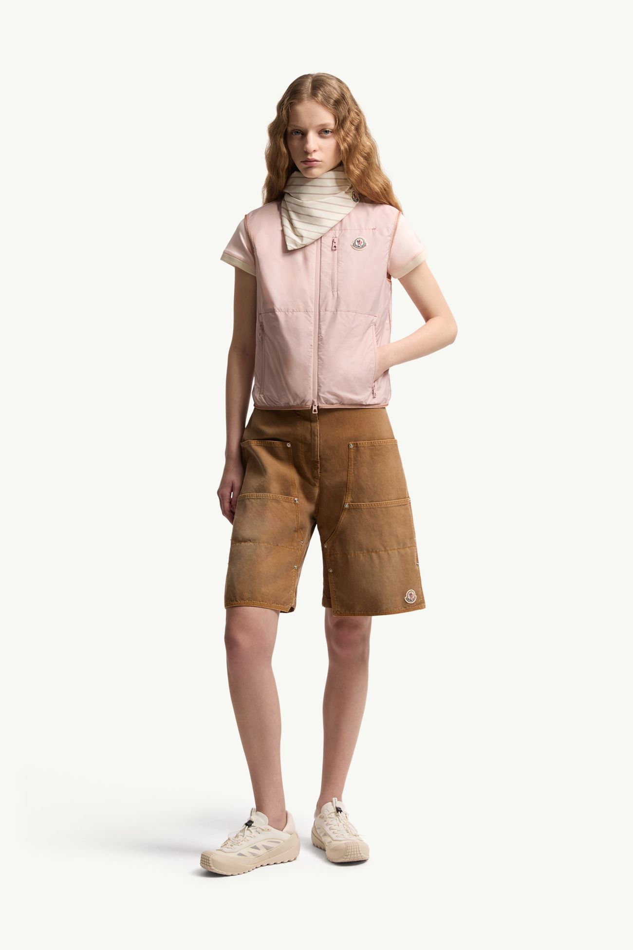 Gilet Alshain Donna Rosa Chiaro Moncler 0