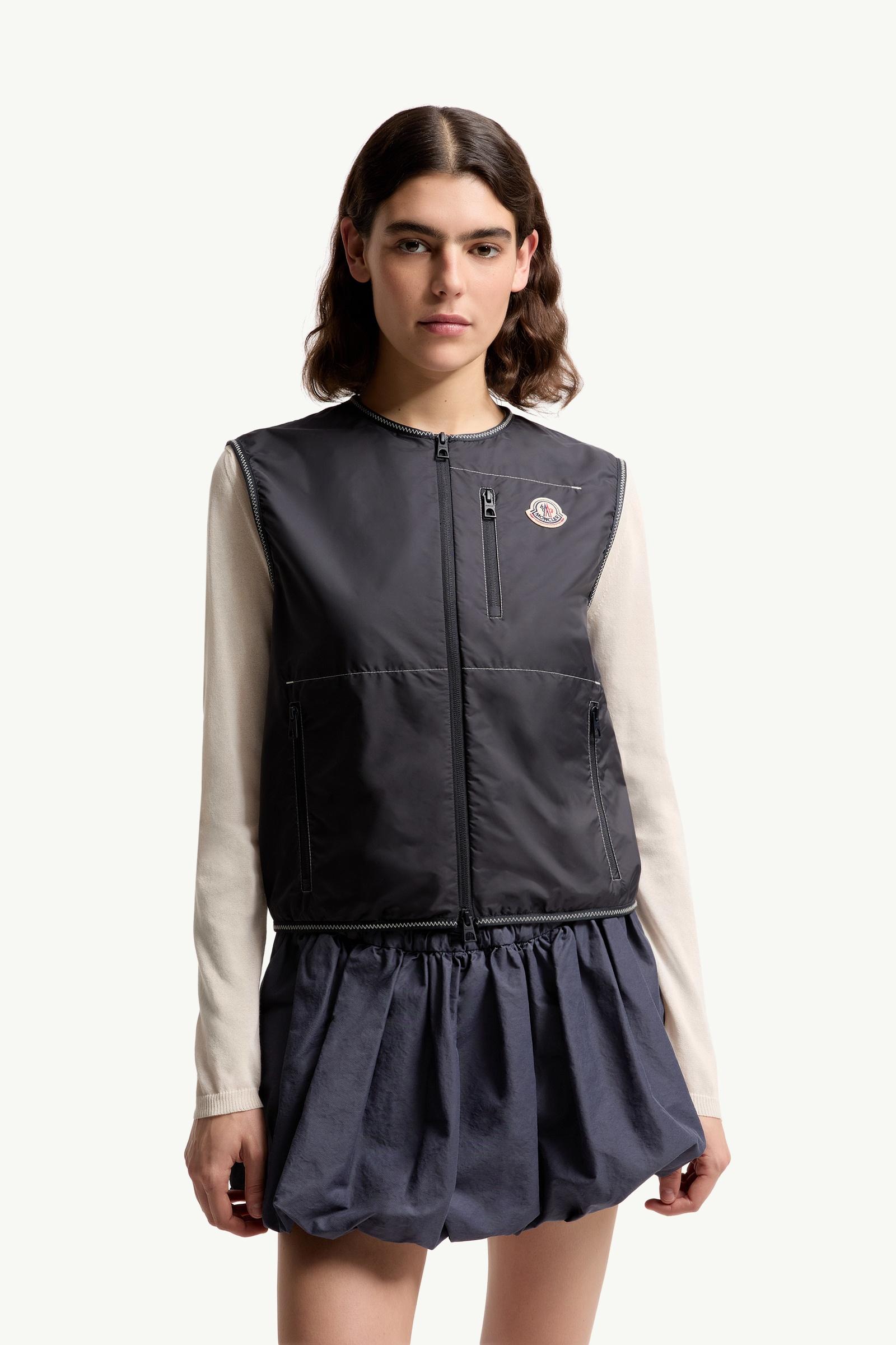Night Blue Alshain Vest - Vests for Women | Moncler US