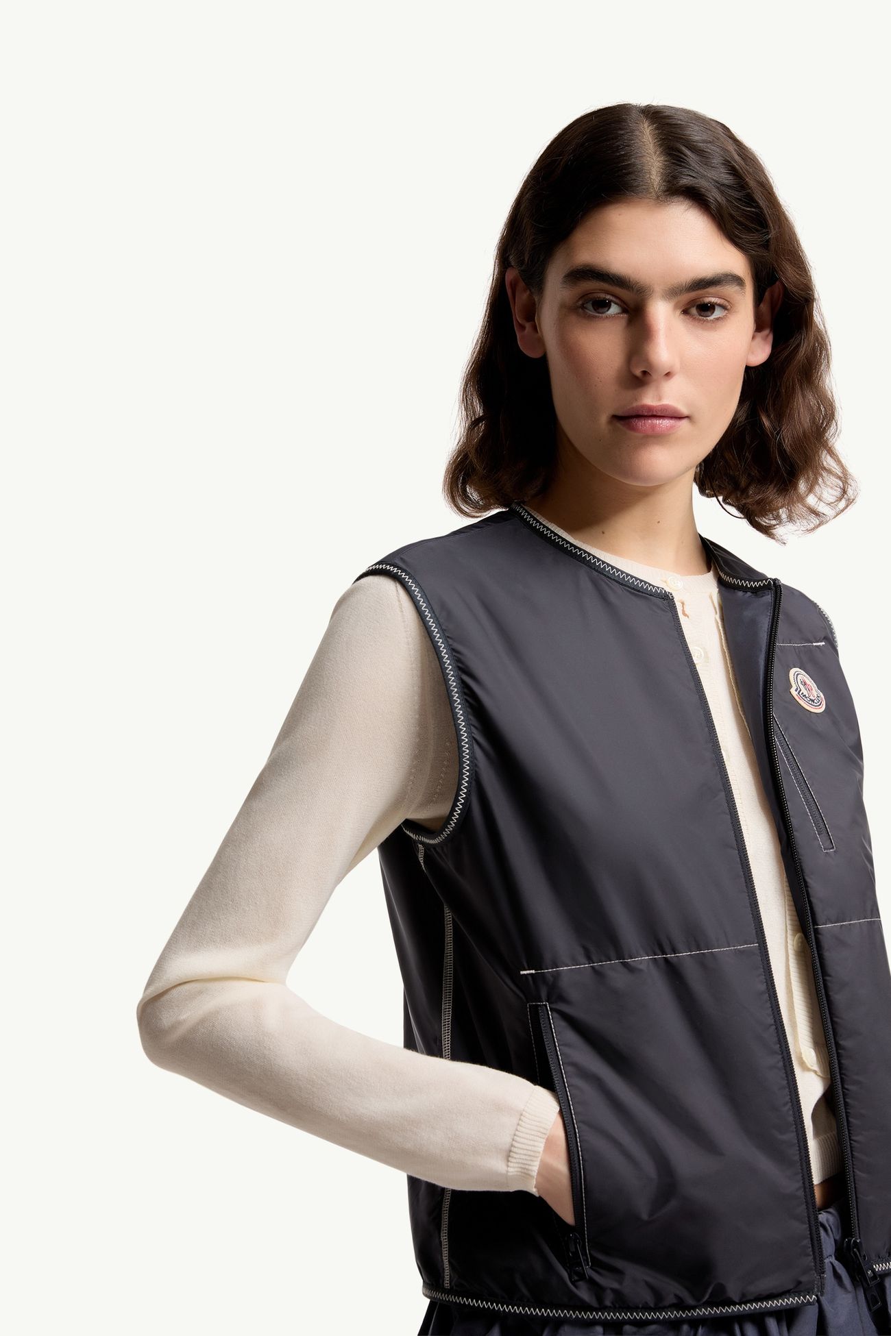 Alshain Gilet Women Night Blue Moncler 5