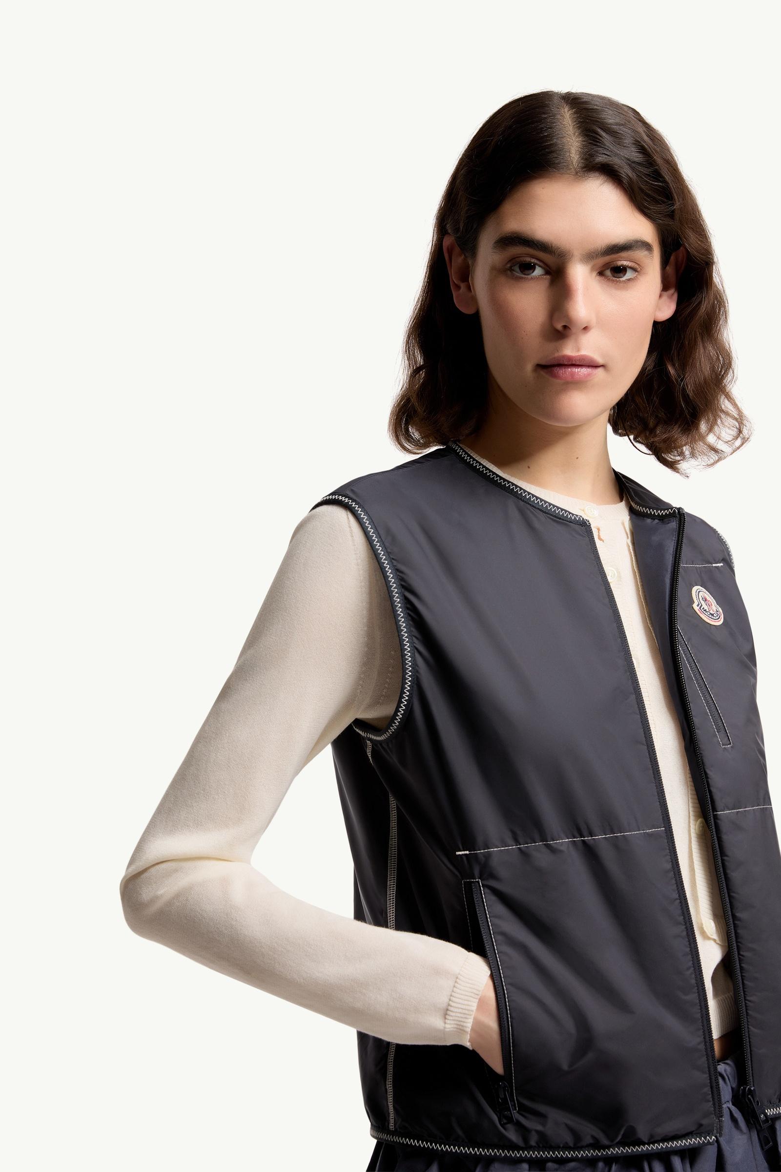 Night Blue Alshain Vest - Vests for Women | Moncler US