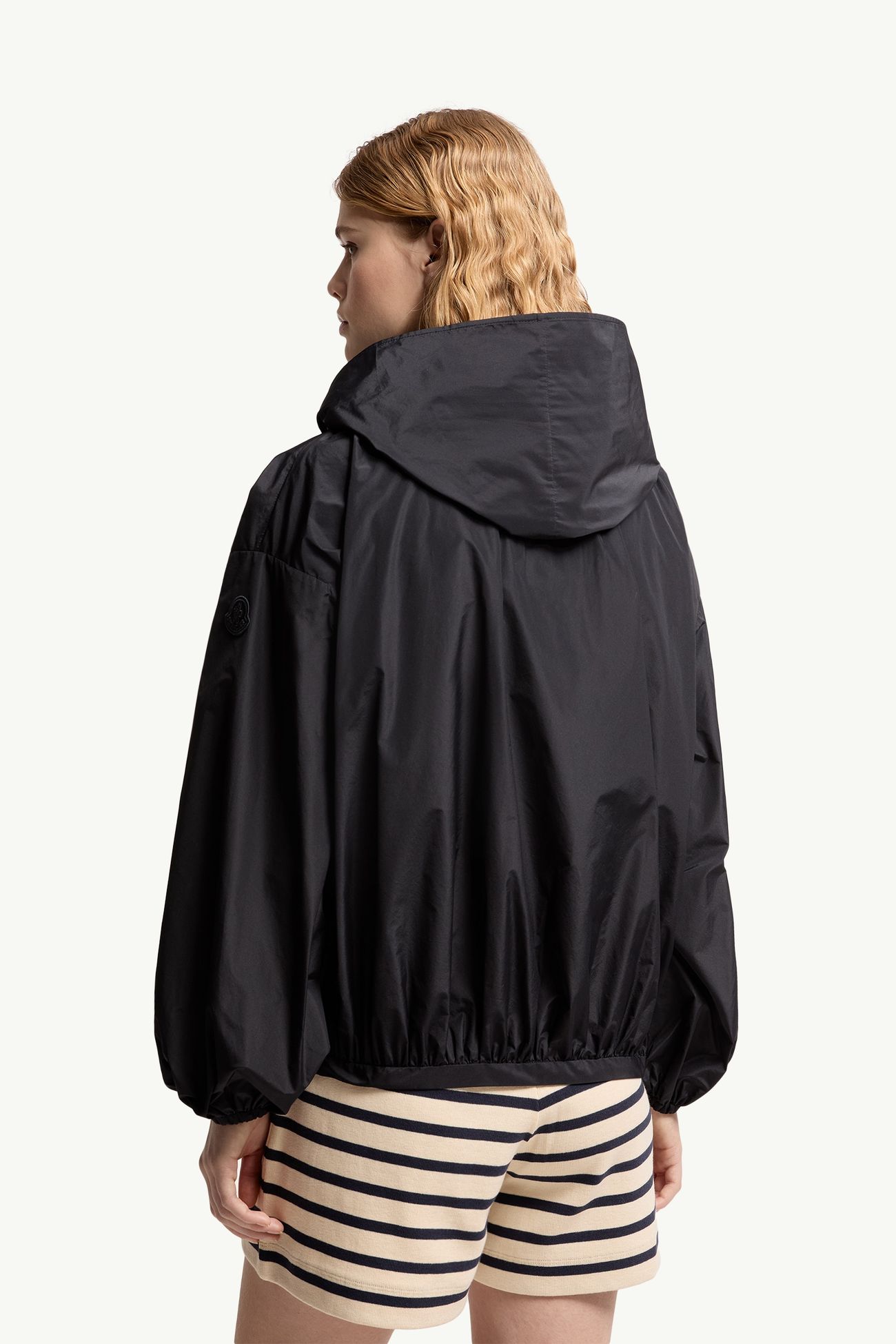 Veste à capuche Pecher en taffetas Femmes Bleu foncé Moncler 4