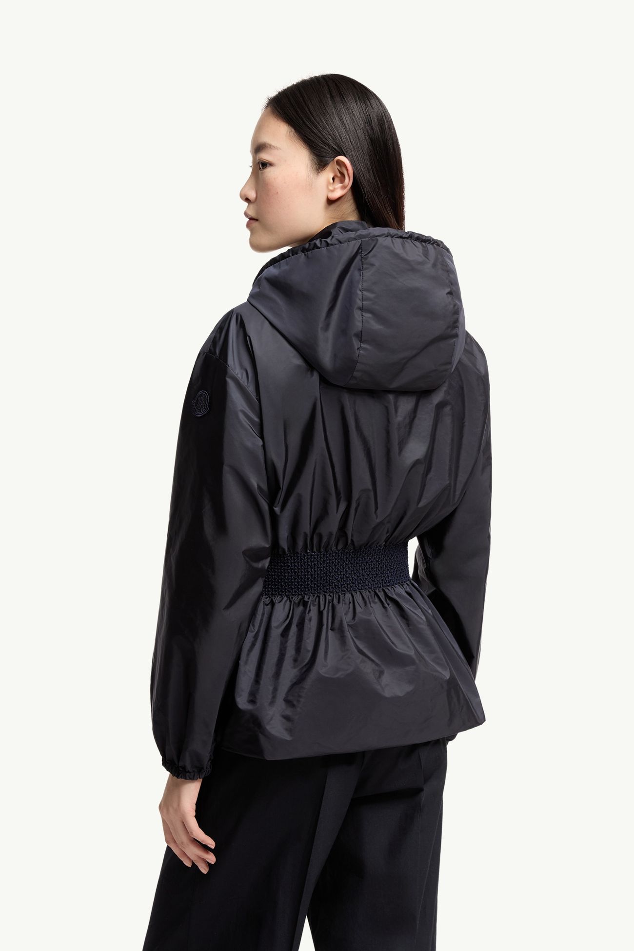 Liriope Hooded Jacket Women Navy Blue Moncler 4