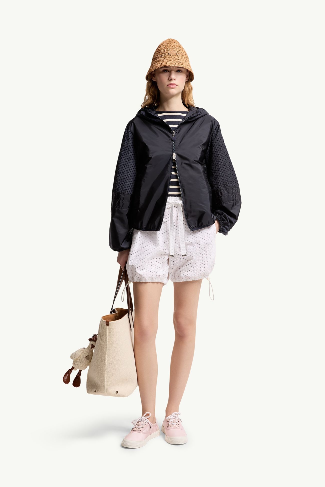 Zelkova Hooded Jacket Women Navy Blue Moncler 0