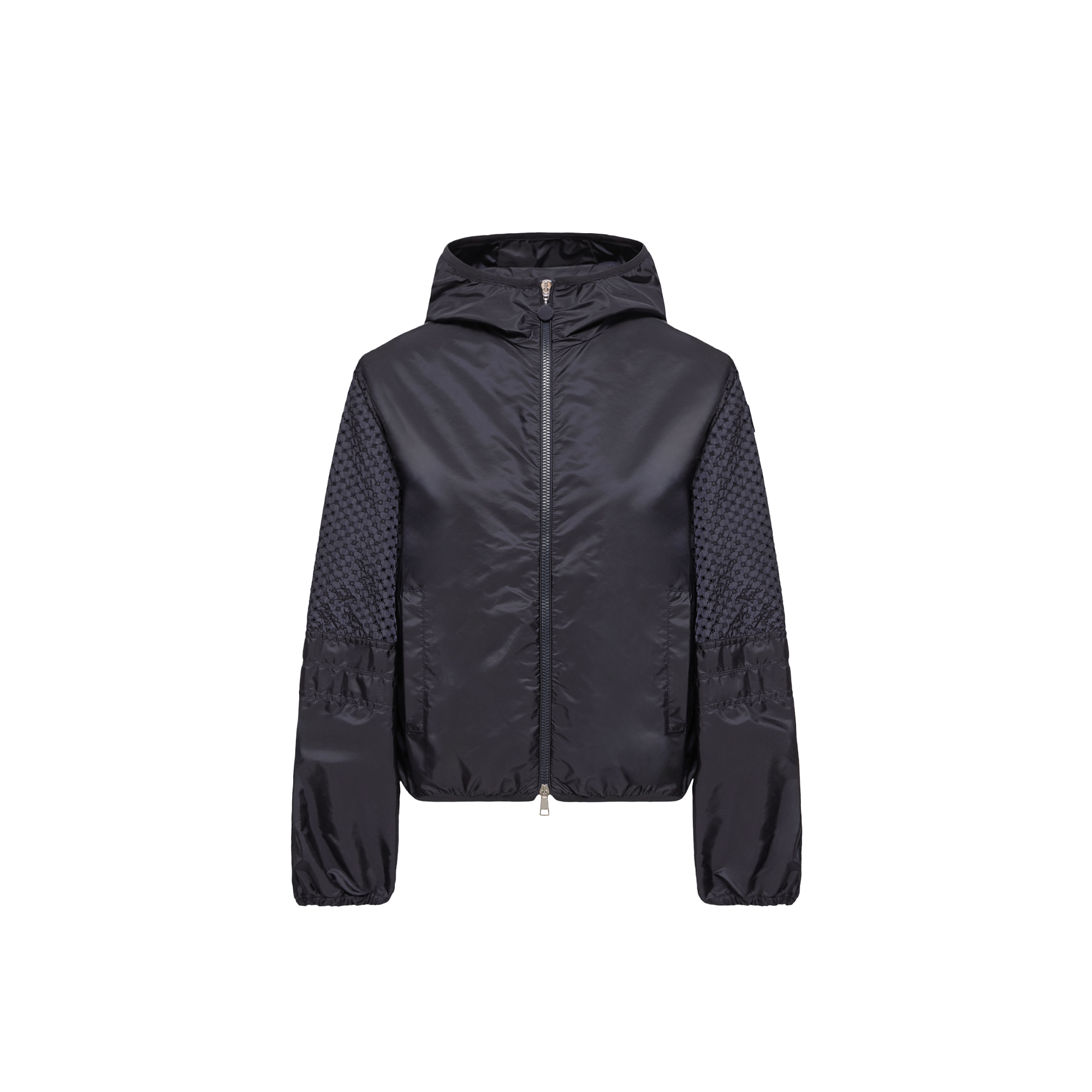 Moncler   Zelkova Hooded Jacket for Women in Blue, Size: 24