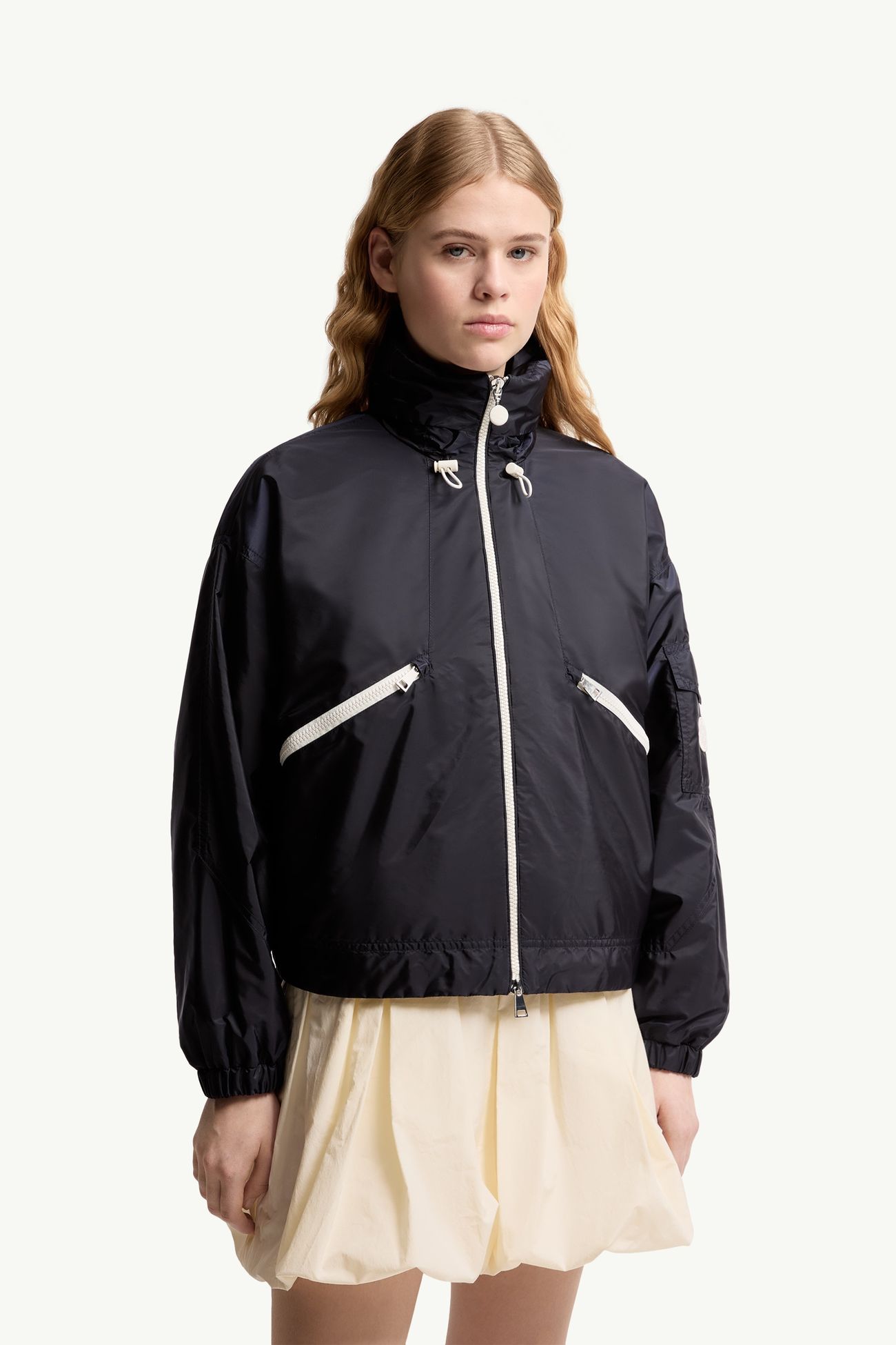 Marmacy Kapuzenjacke Damen Navyblau Moncler 3