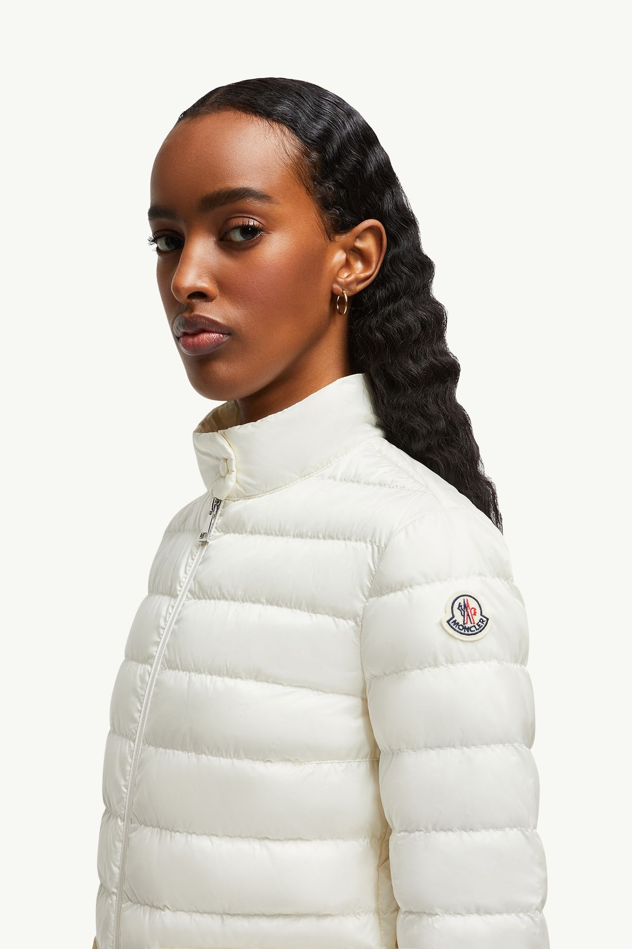 Doudoune courte Lans Femmes Blanc Moncler 1