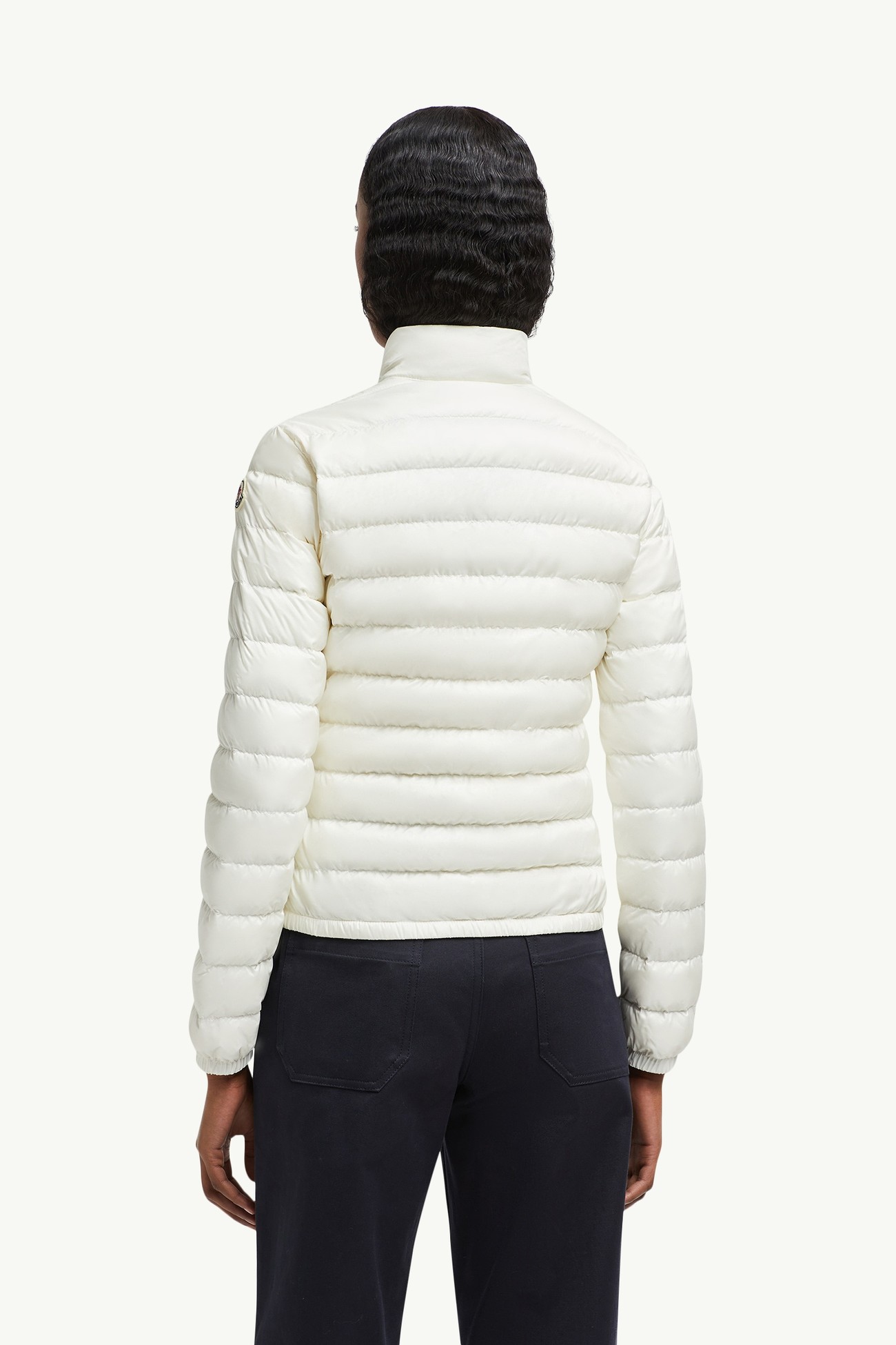 Lans Packable Short Down Jacket Women White Moncler 4