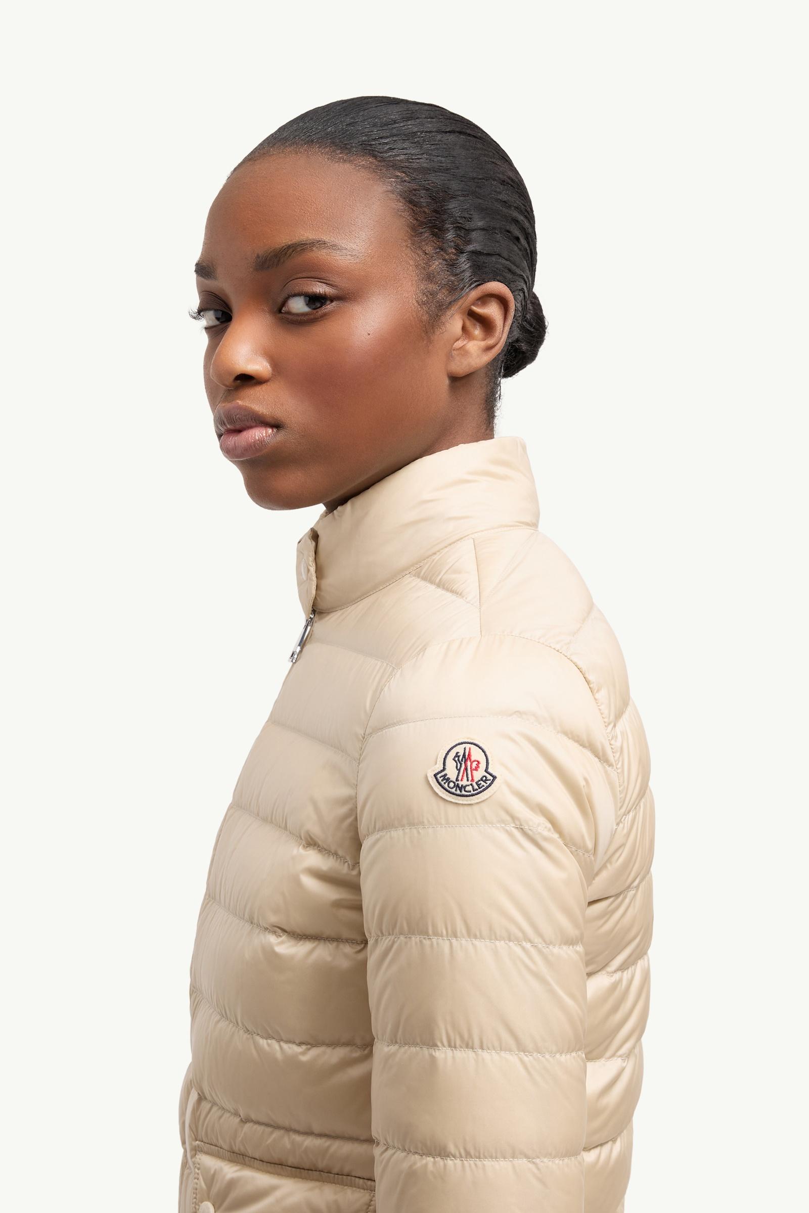 MONCLER クリーム色 ダウンジャケット ライトベージュ Lansショート 