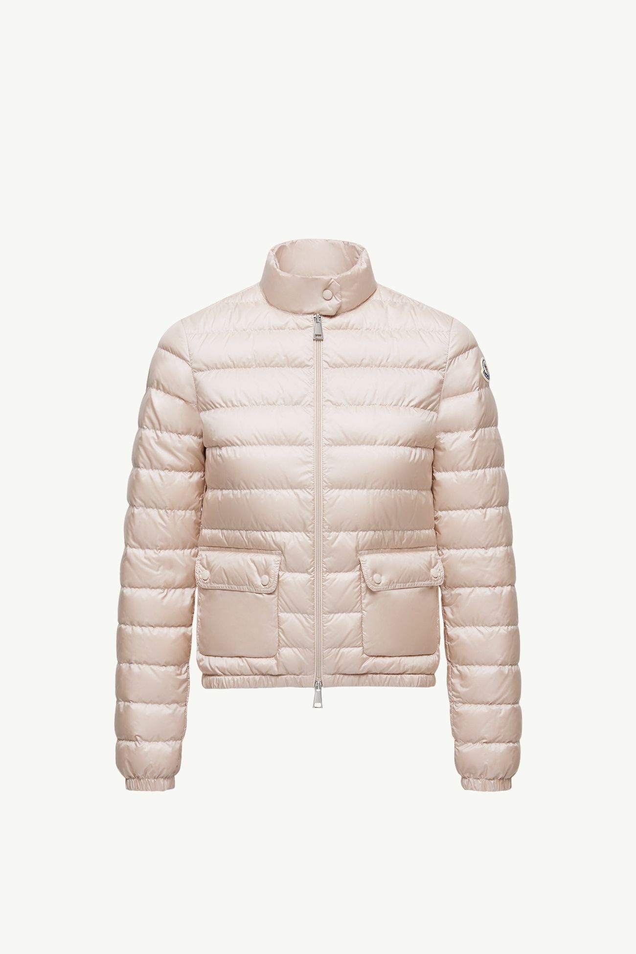 Piumino corto Lans Donna Rosa Chiaro Moncler 2