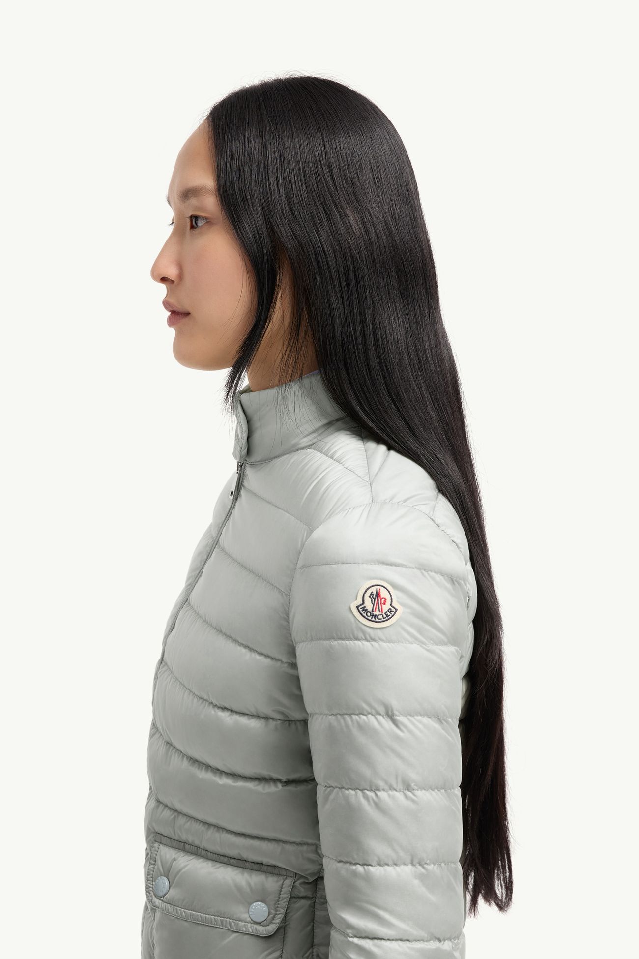 Lans 패커블 쇼트 다운 재킷 여성 그레이 Moncler 1