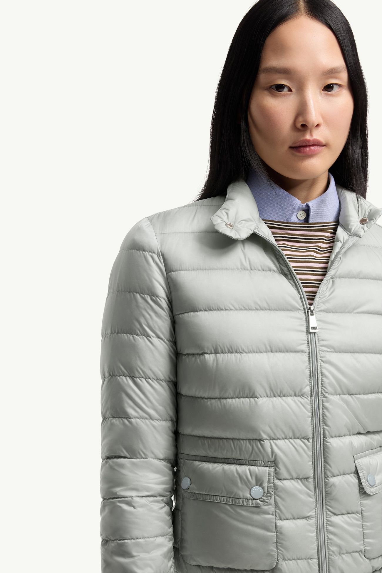 Lans可收納式短身羽絨外套 女士 灰色 Moncler 5