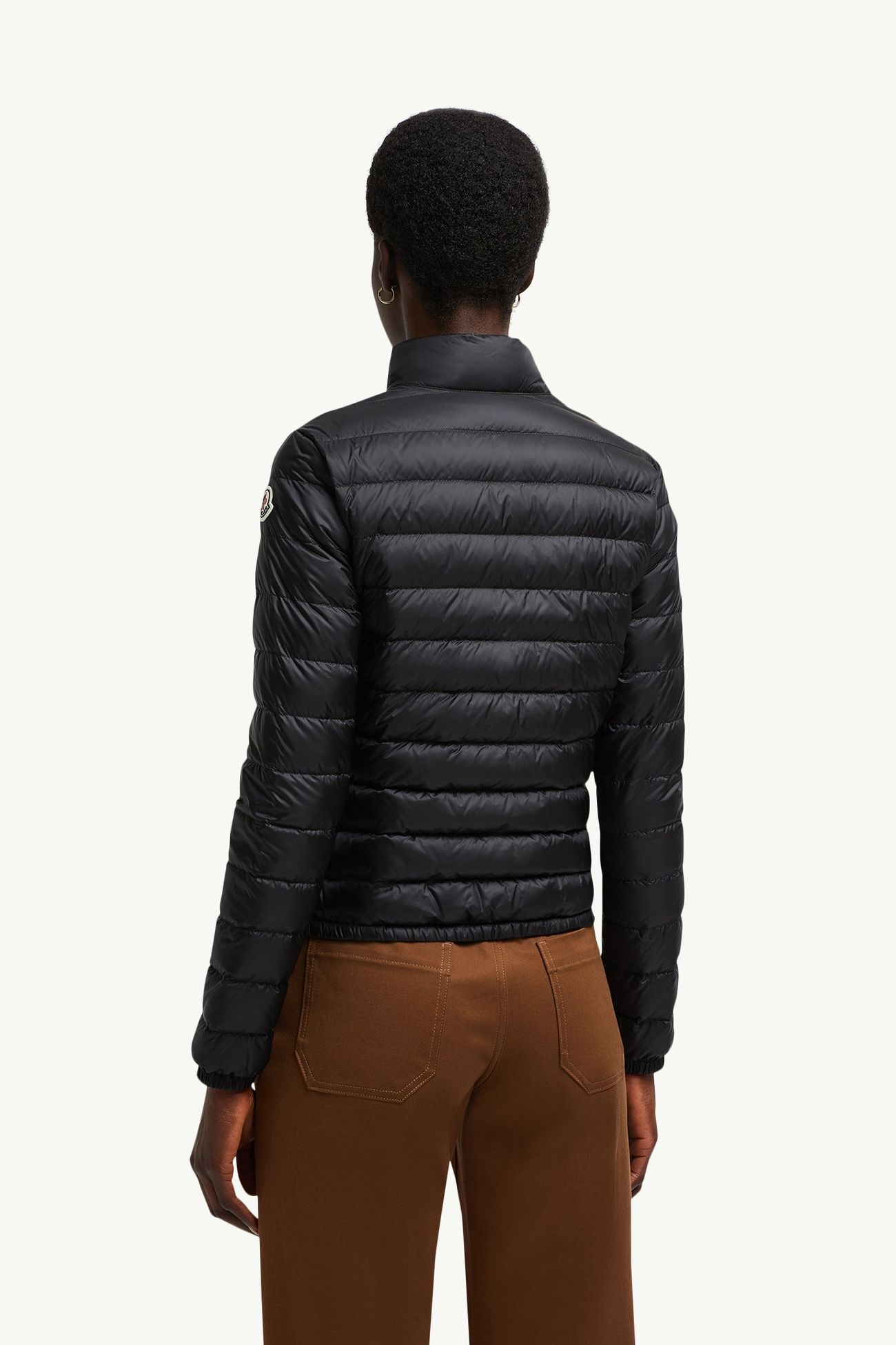 Piumino corto Lans Donna Nero Moncler 4