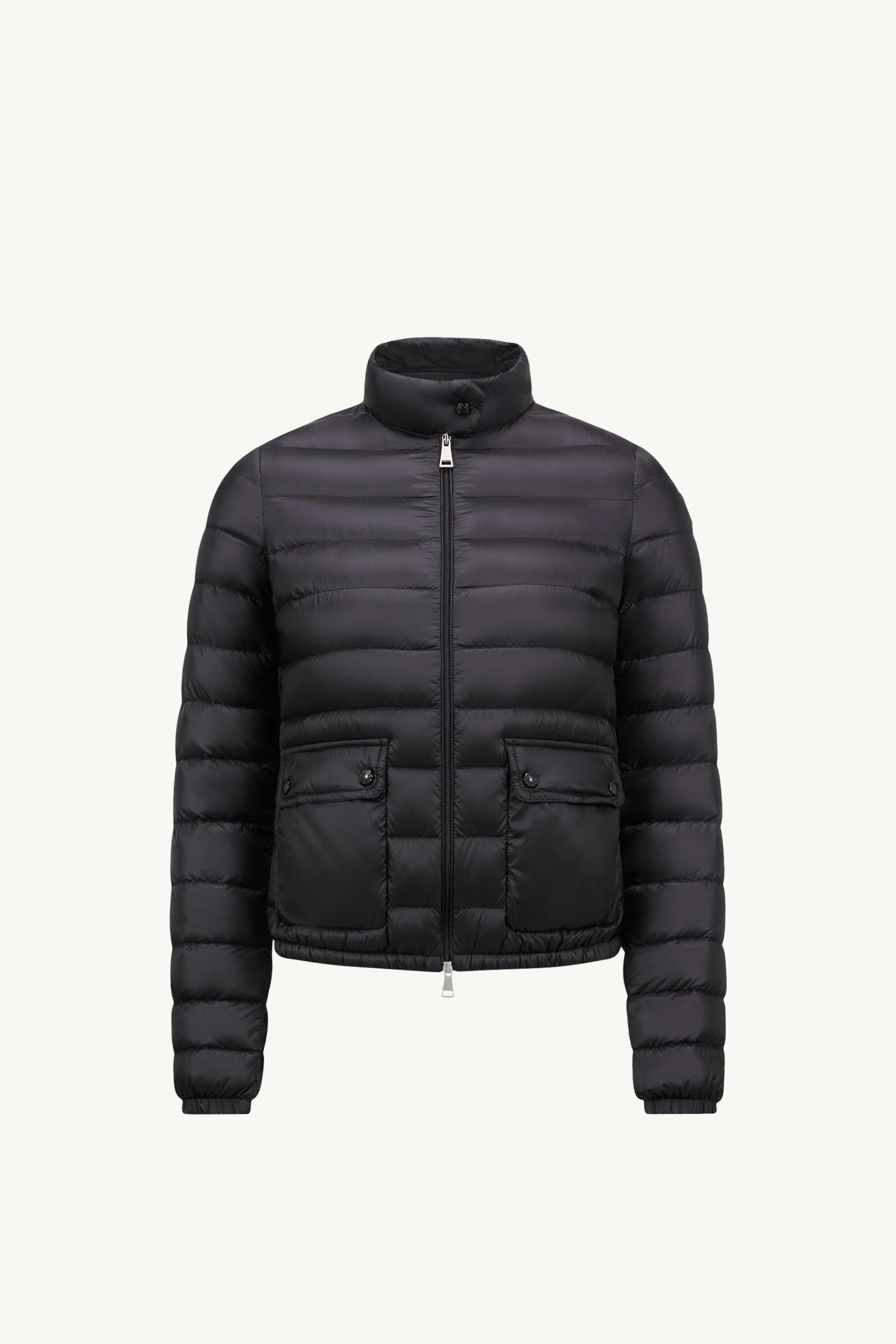 Black Lans Packable Short Down Jacket - Short Down Jackets for