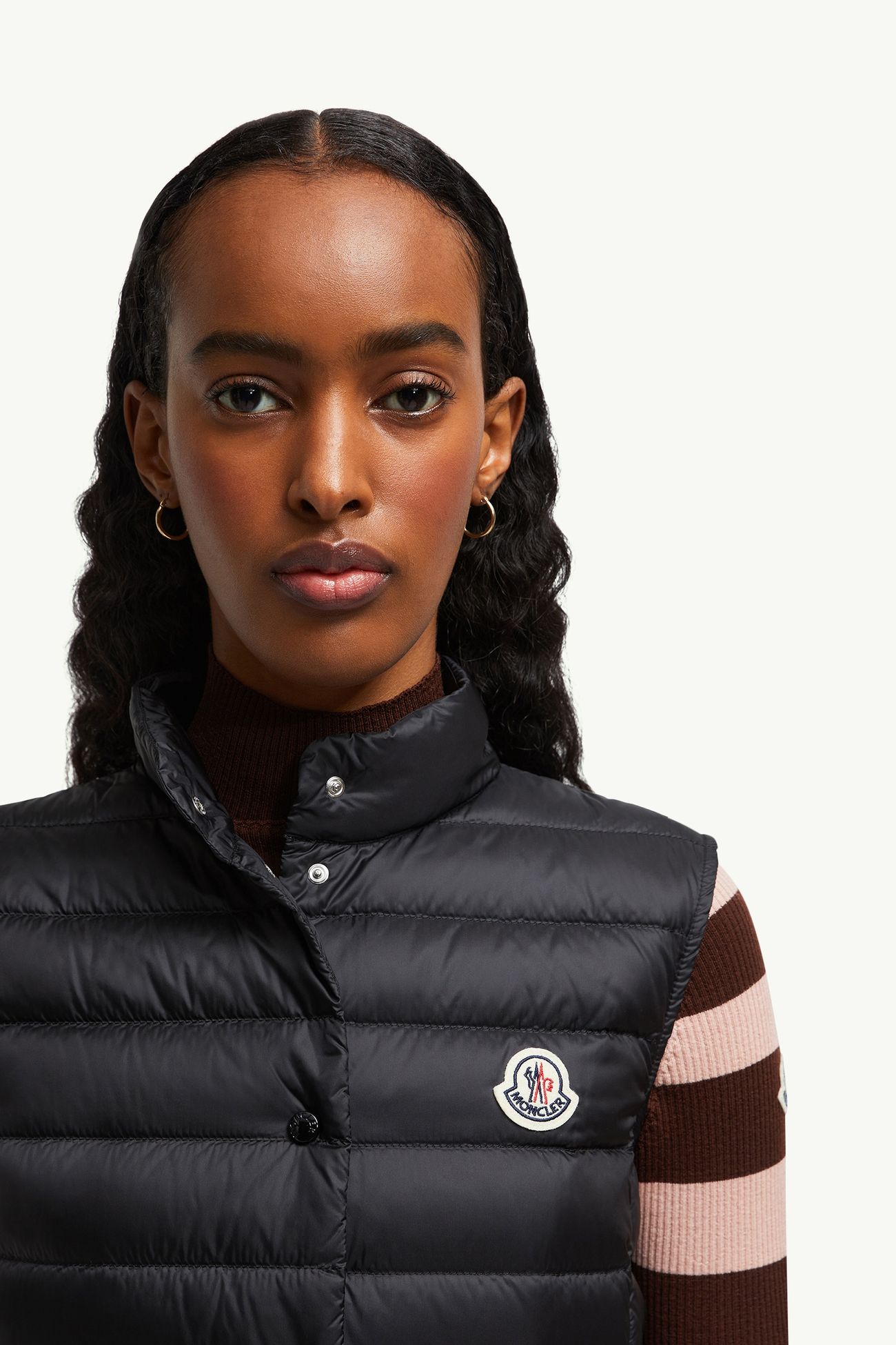 Chaleco plumífero Liane Mujer Negro Moncler 1