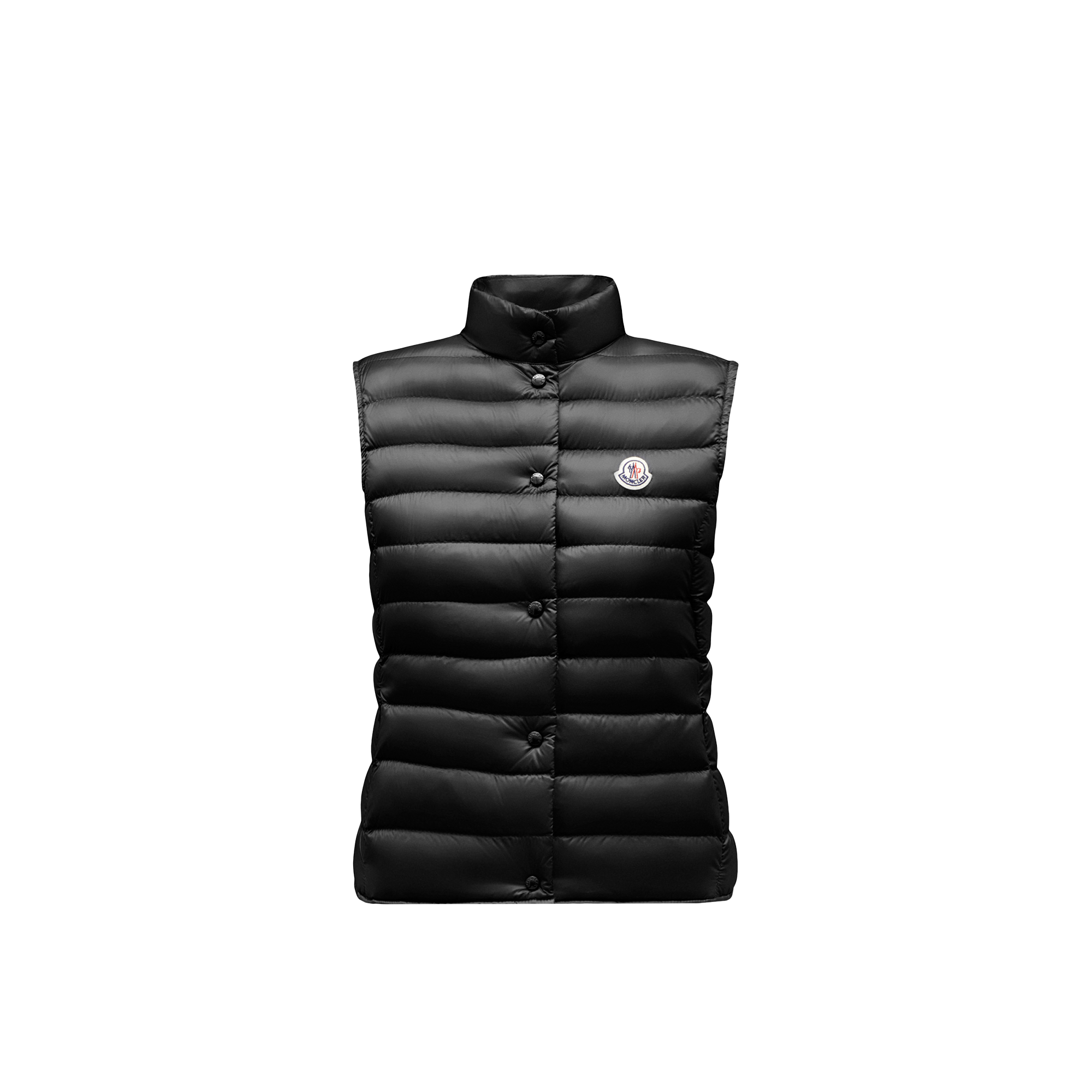 Moncler   Liane Down Gilet for Women in Black, Size: 24