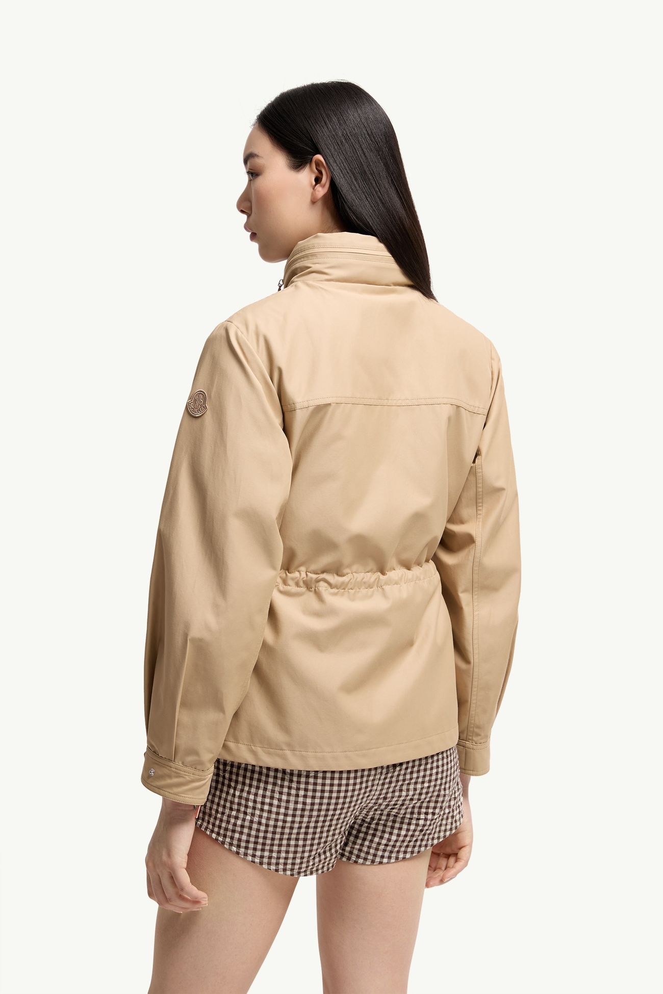 Veste à capuche Bougain en sergé Femmes Beige Moncler 4