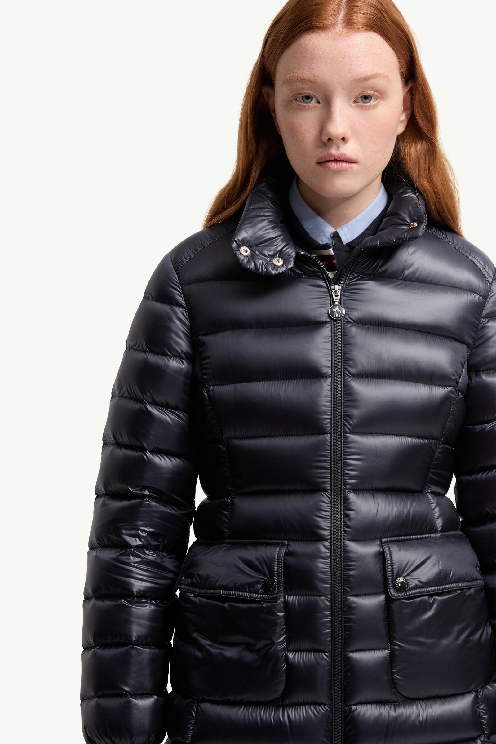 Navy Blue Genet Long Down Jacket - Long Down Jackets for Women