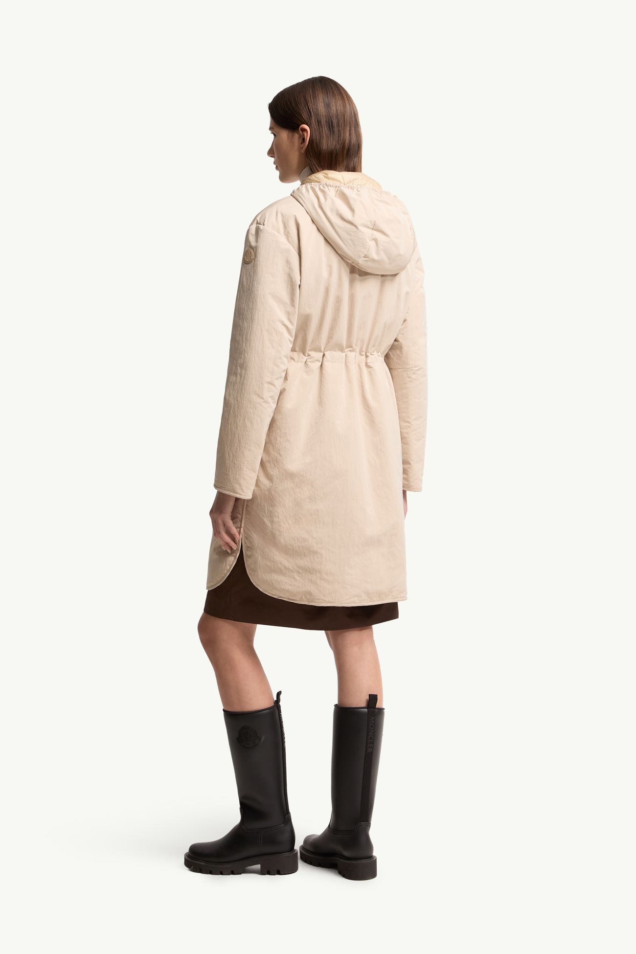 Thymlong Wende-Daunenparka mit Kapuze Damen Hellbeige Moncler 4