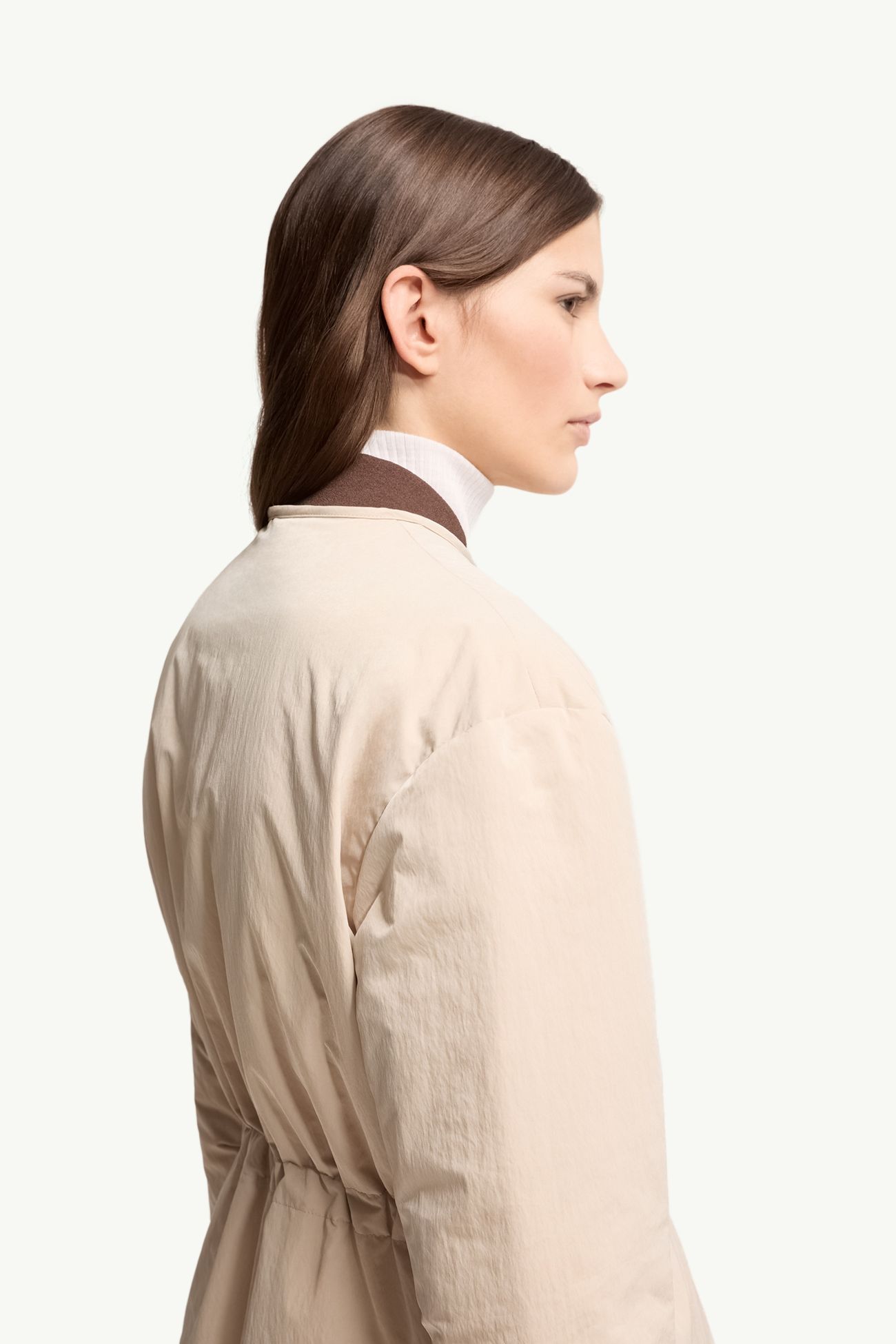 Parka imbottito reversibile Thymlong con cappuccio Donna Beige Chiaro Moncler 5