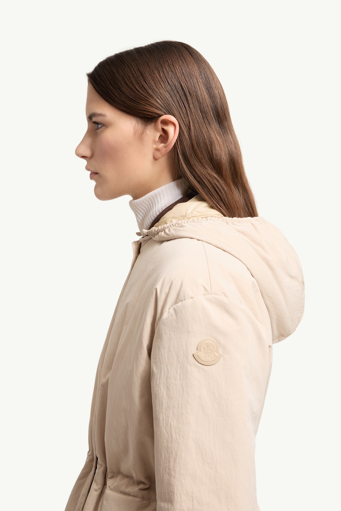 Parka à capuche Thymlong réversible Femmes Beige Clair Moncler 7