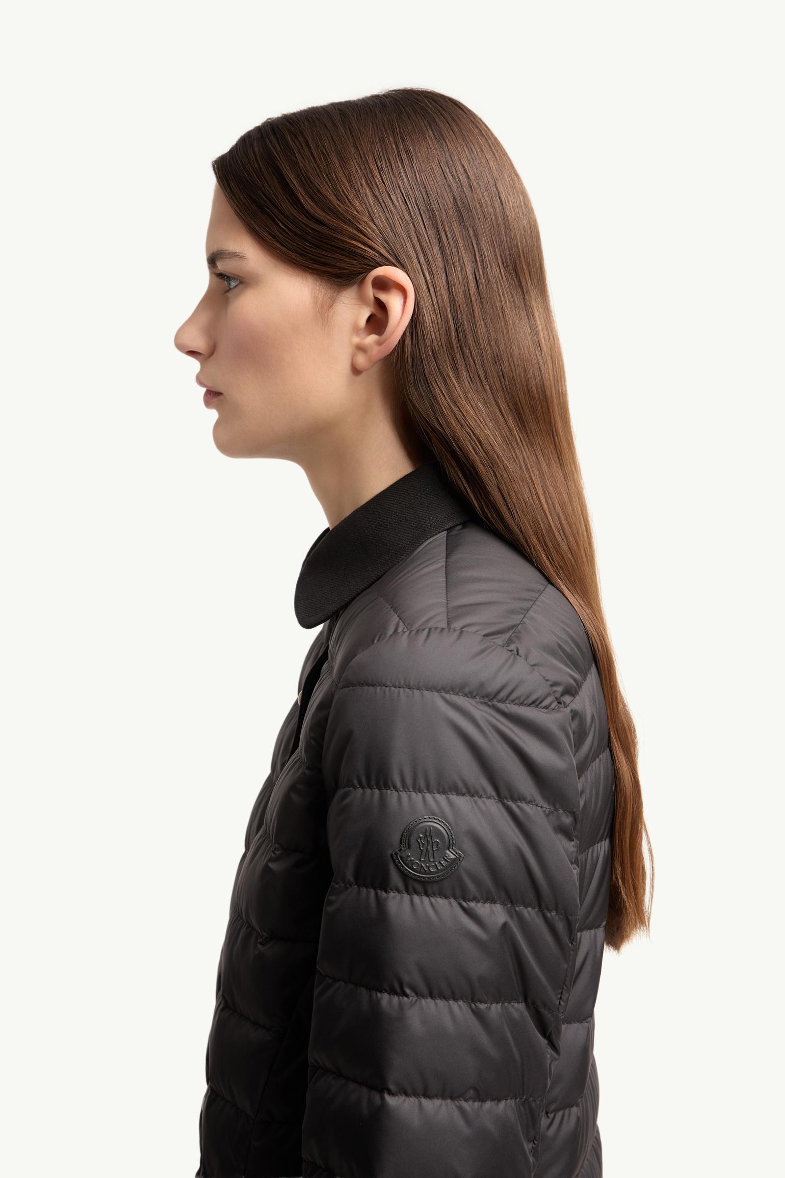 Black Jujulong Cotton & Linen-Trimmed Down Jacket - Long Down