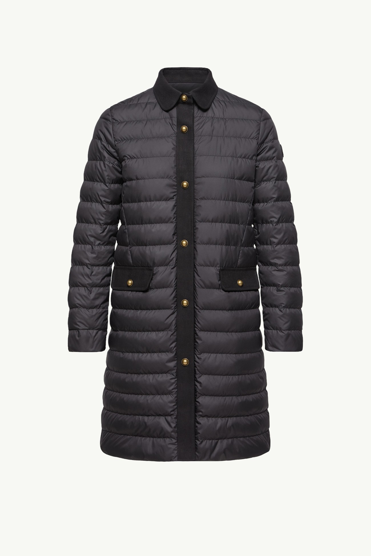 Jujulong Daunenjacke mit Baumwoll- und Leinenbesatz Damen Schwarz Moncler 2