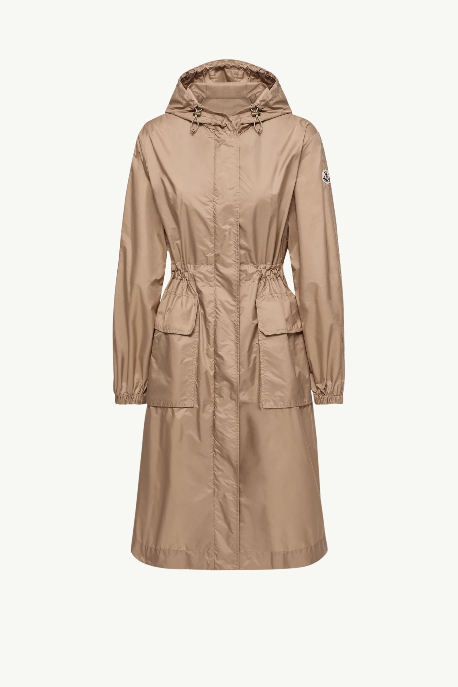 Hiengos女士连帽长款派克大衣 女士 米色 Moncler