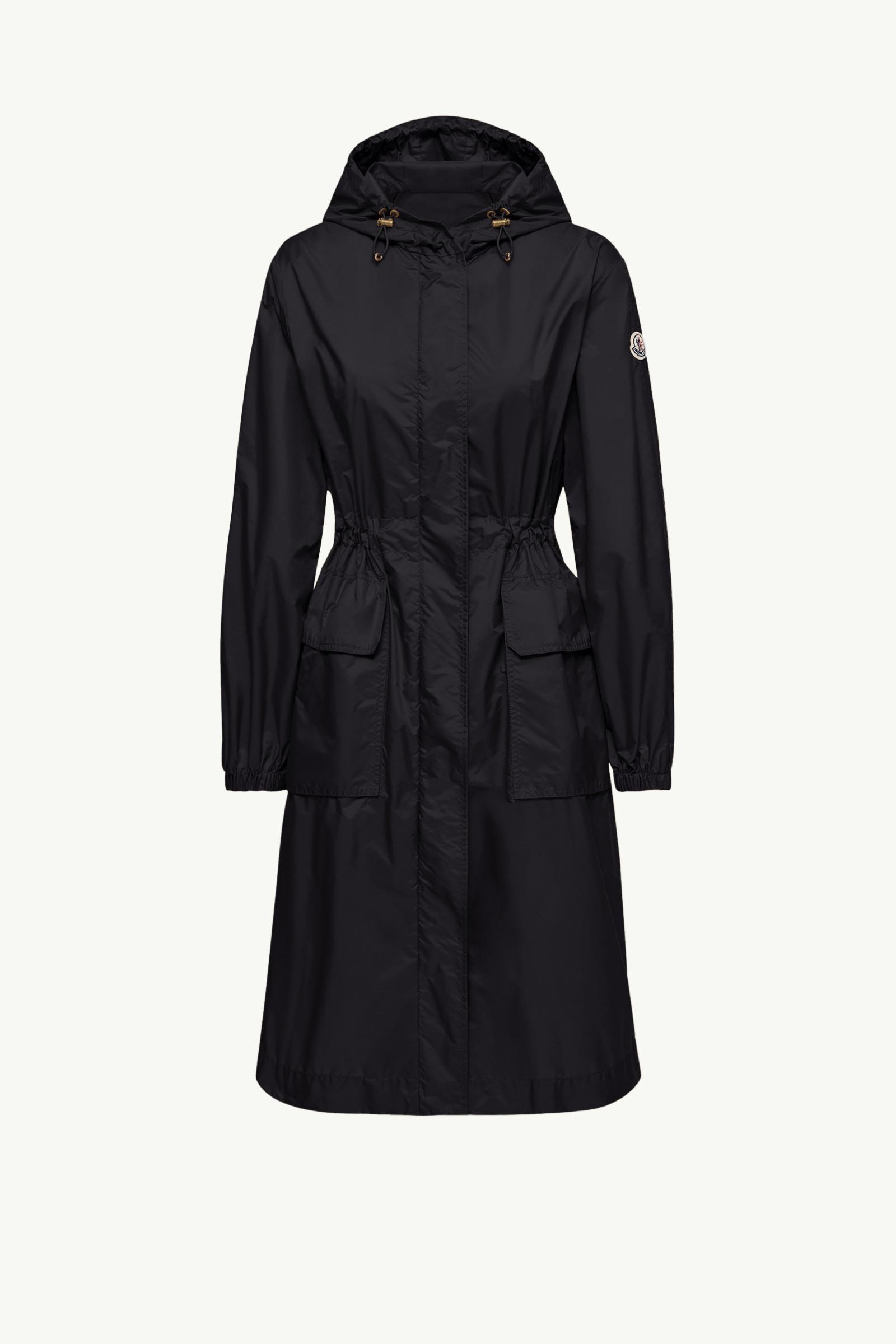 Black Hiengos Hooded Long Parka - Long Jackets & Parka for Women