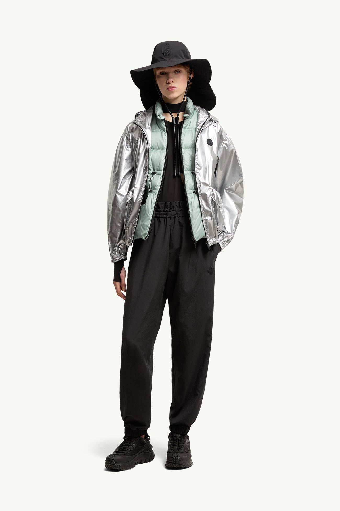 Jogginghose mit Logo Damen Schwarz Moncler 0